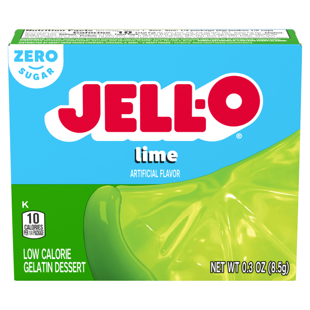 Zero Sugar Lime Flavor Gelatin
