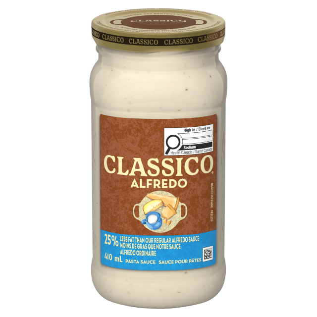 Less Fat Alfredo Pasta Sauce