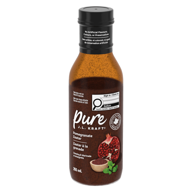 Vinaigrette et marinade Zaatar à la grenade