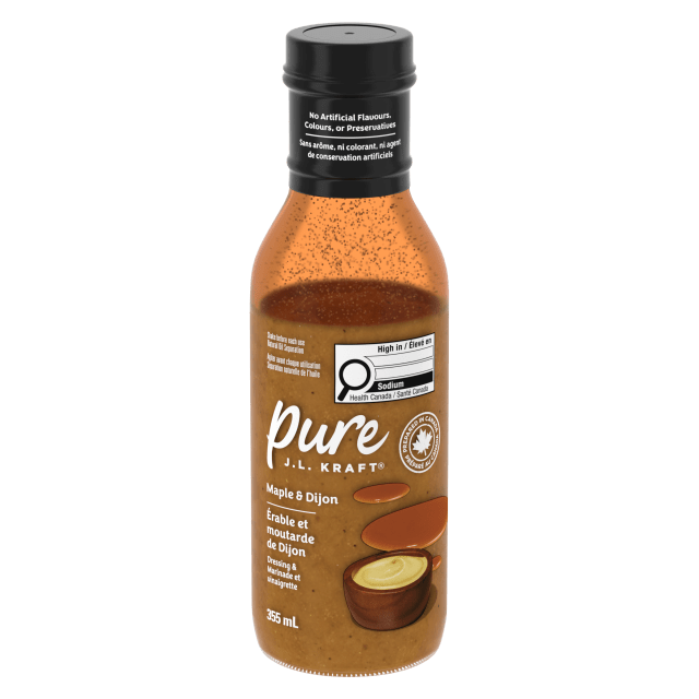 Vinaigrette et marinade Érable et Dijon