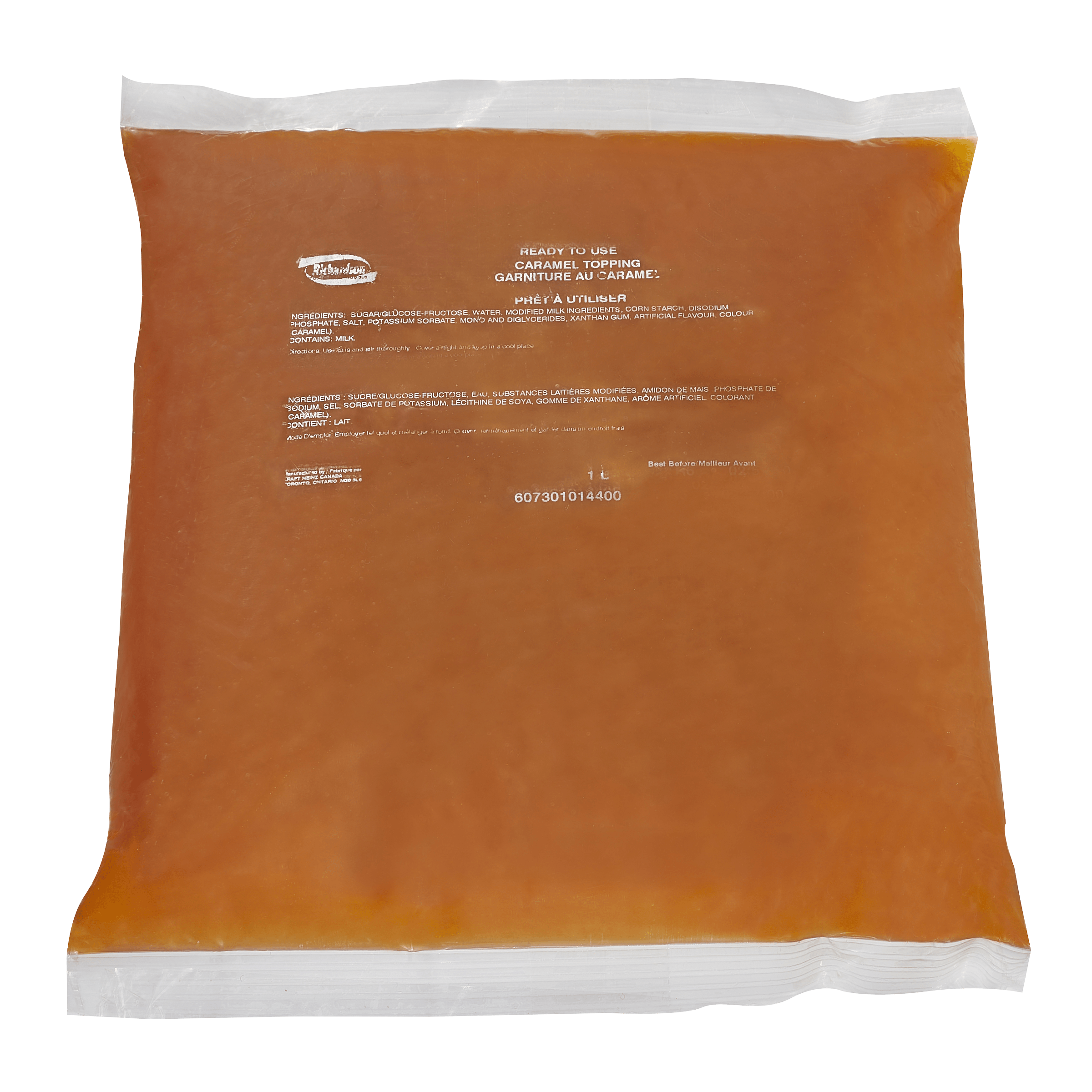 Garniture pour desserts au caramel Richardson (8 x sac de 1 L)