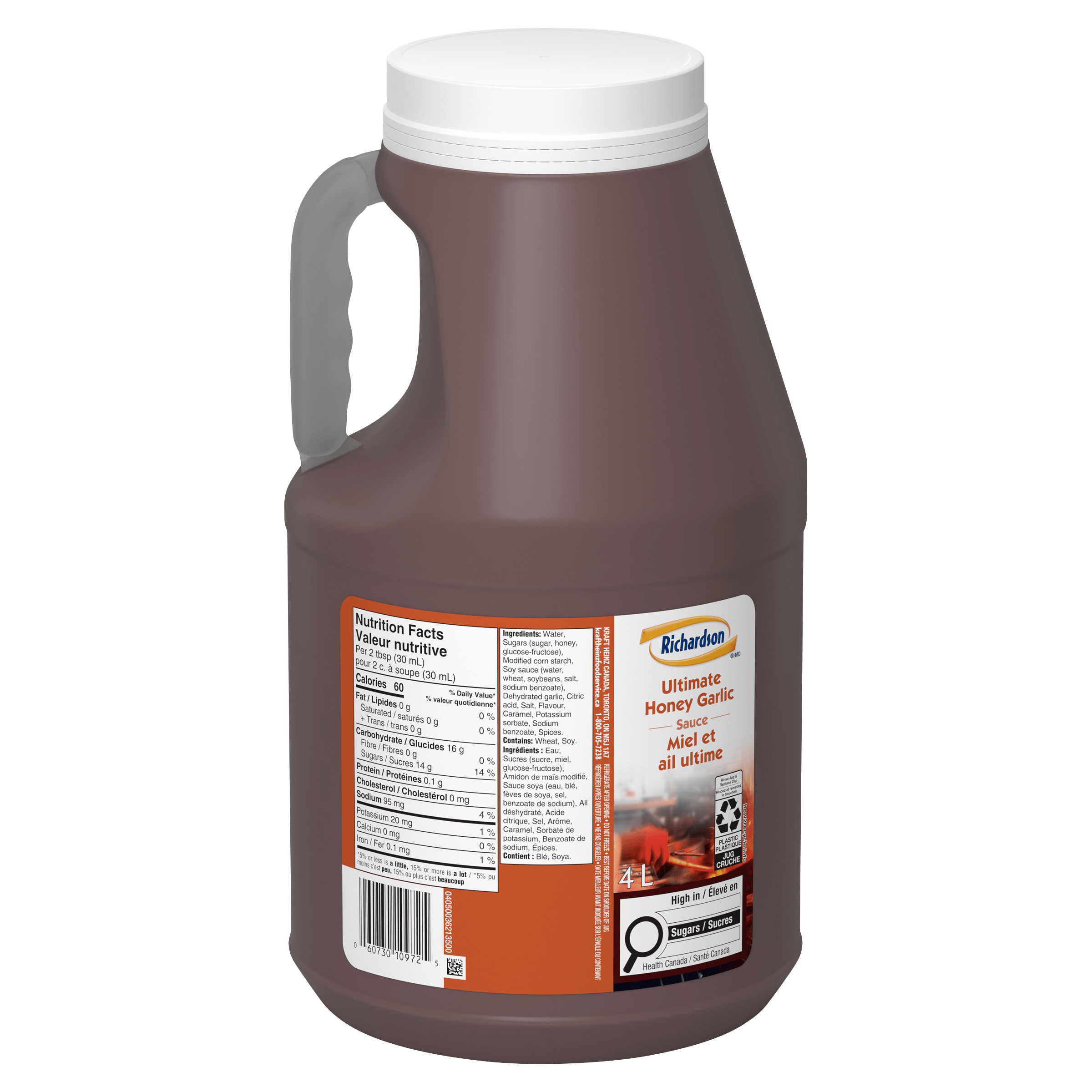 Sauce au miel et à l’ail Heinz (2 x 4 L)