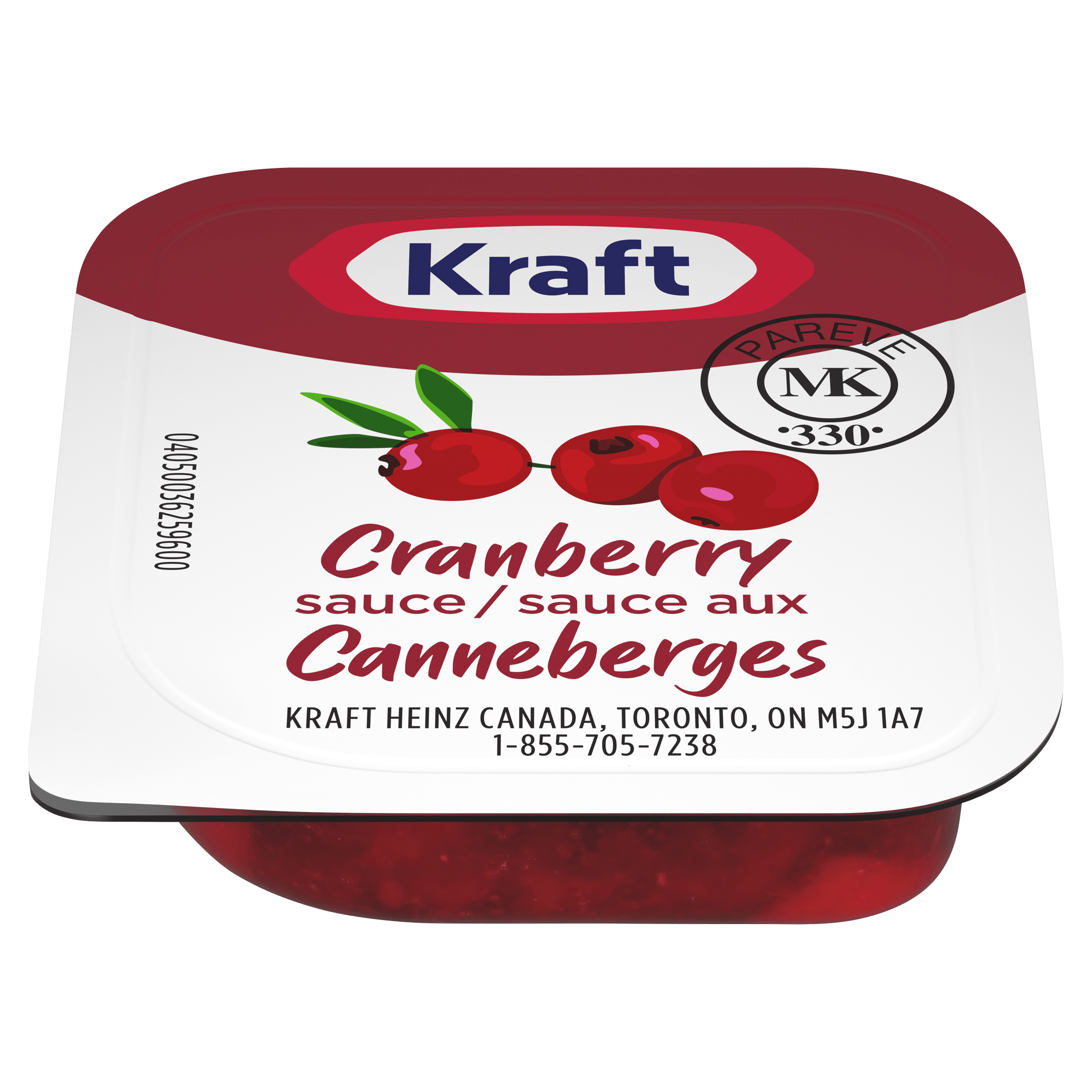 Kraft Cranberry Sauce (200 x 16 mL Cup)