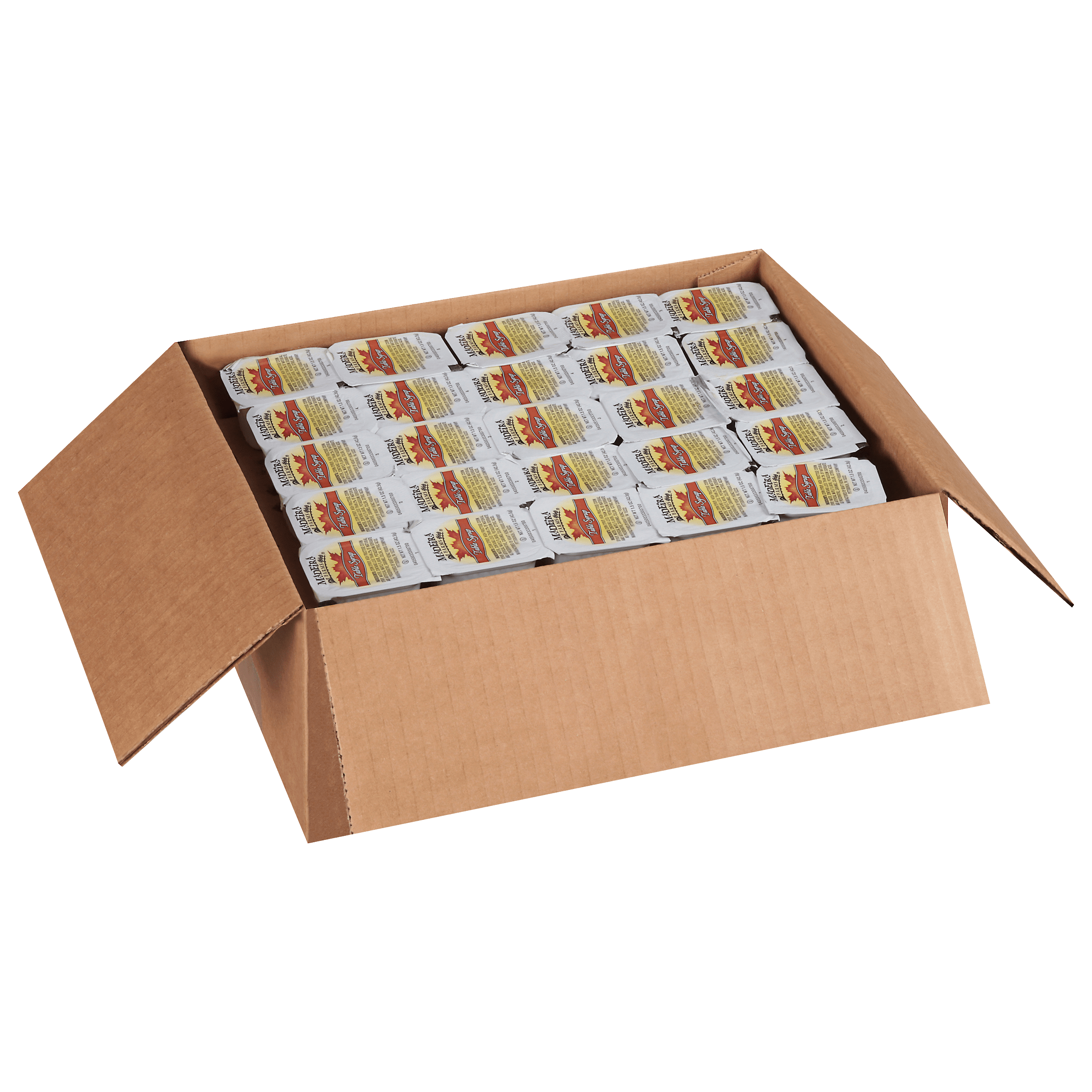 Madeira Farms Single Serve Table Syrup, 9.375 LB Away From Home