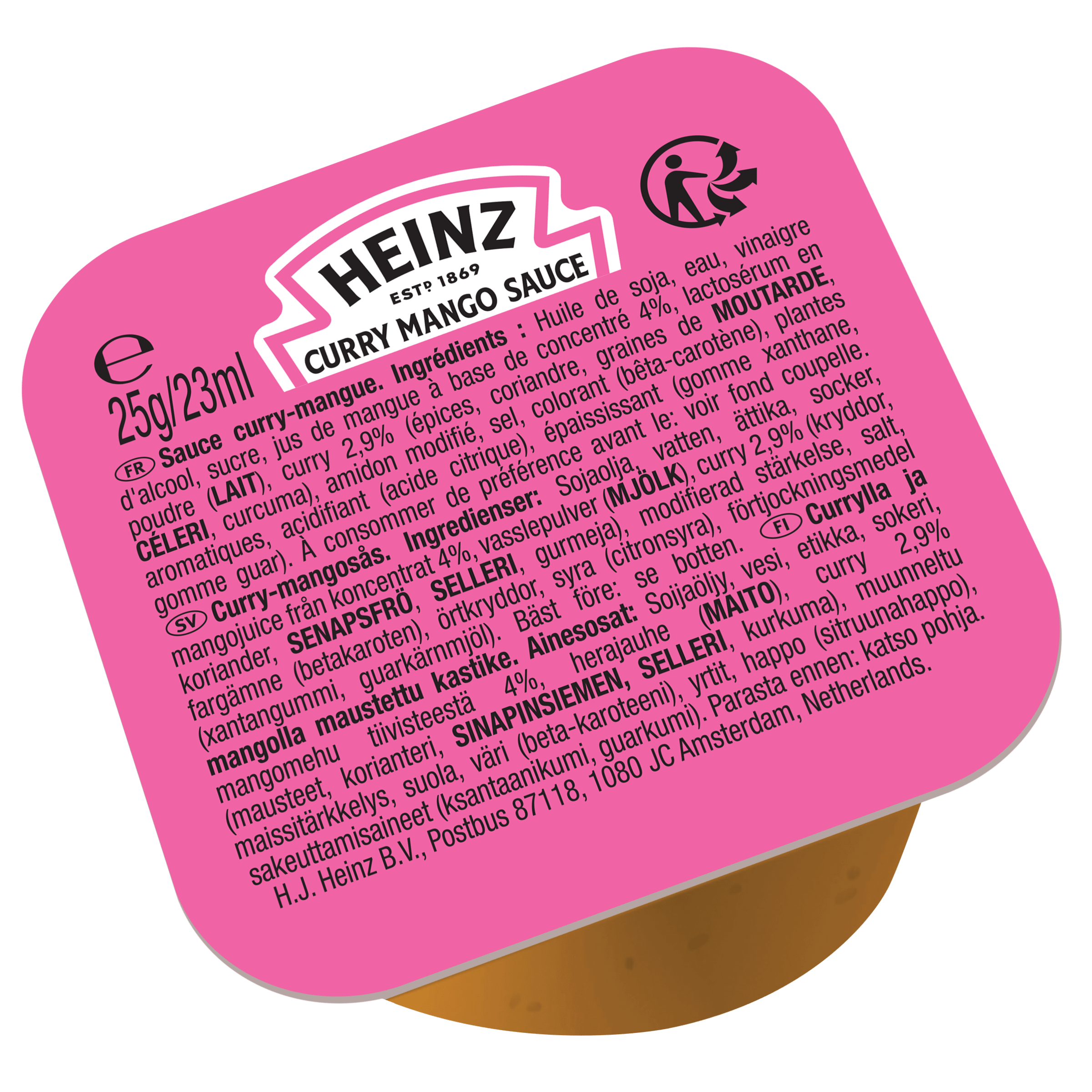 heinz dip pot curry mango 25g