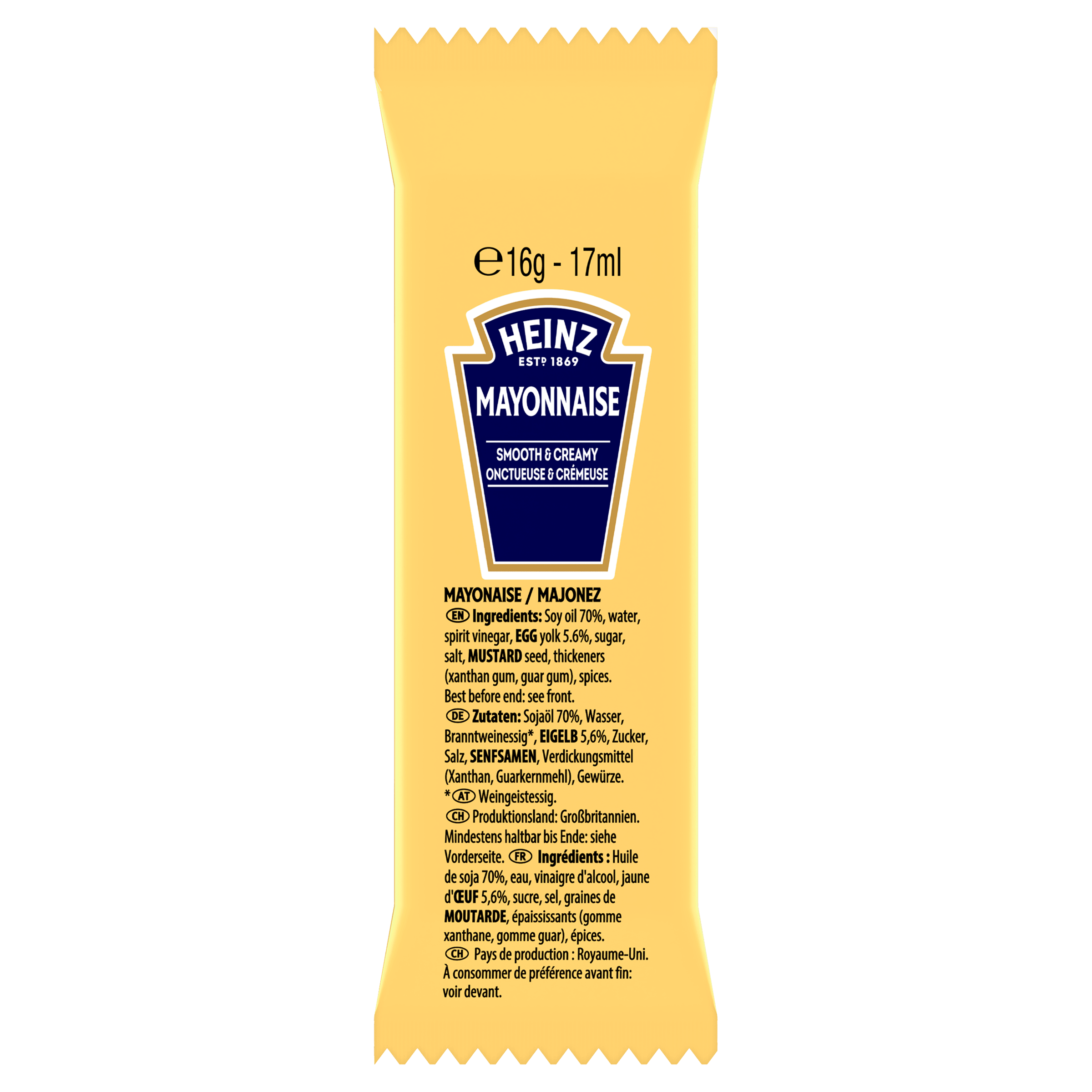 Mayonaise Smooth & Creamy 100 x 16 g Doos