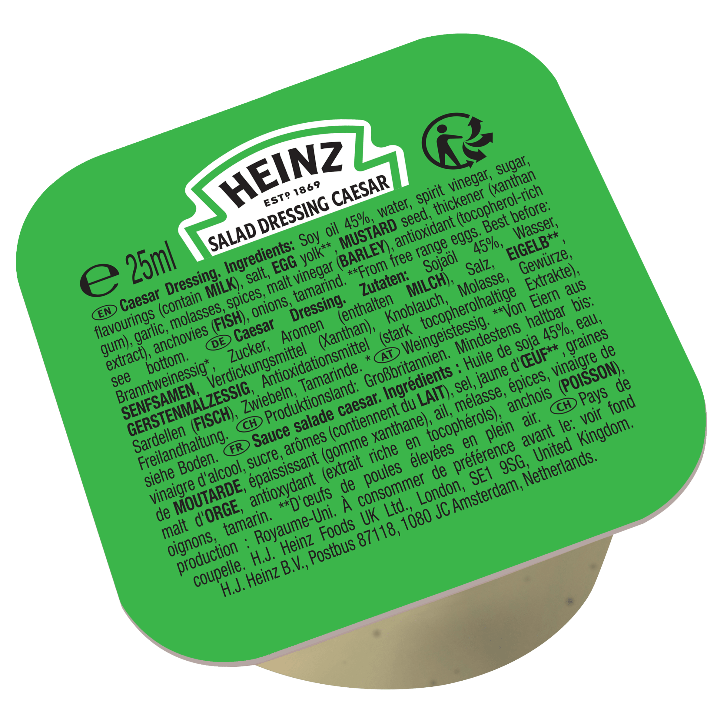 Ceasar Salad Dressing 100 x 25 ml Doos
