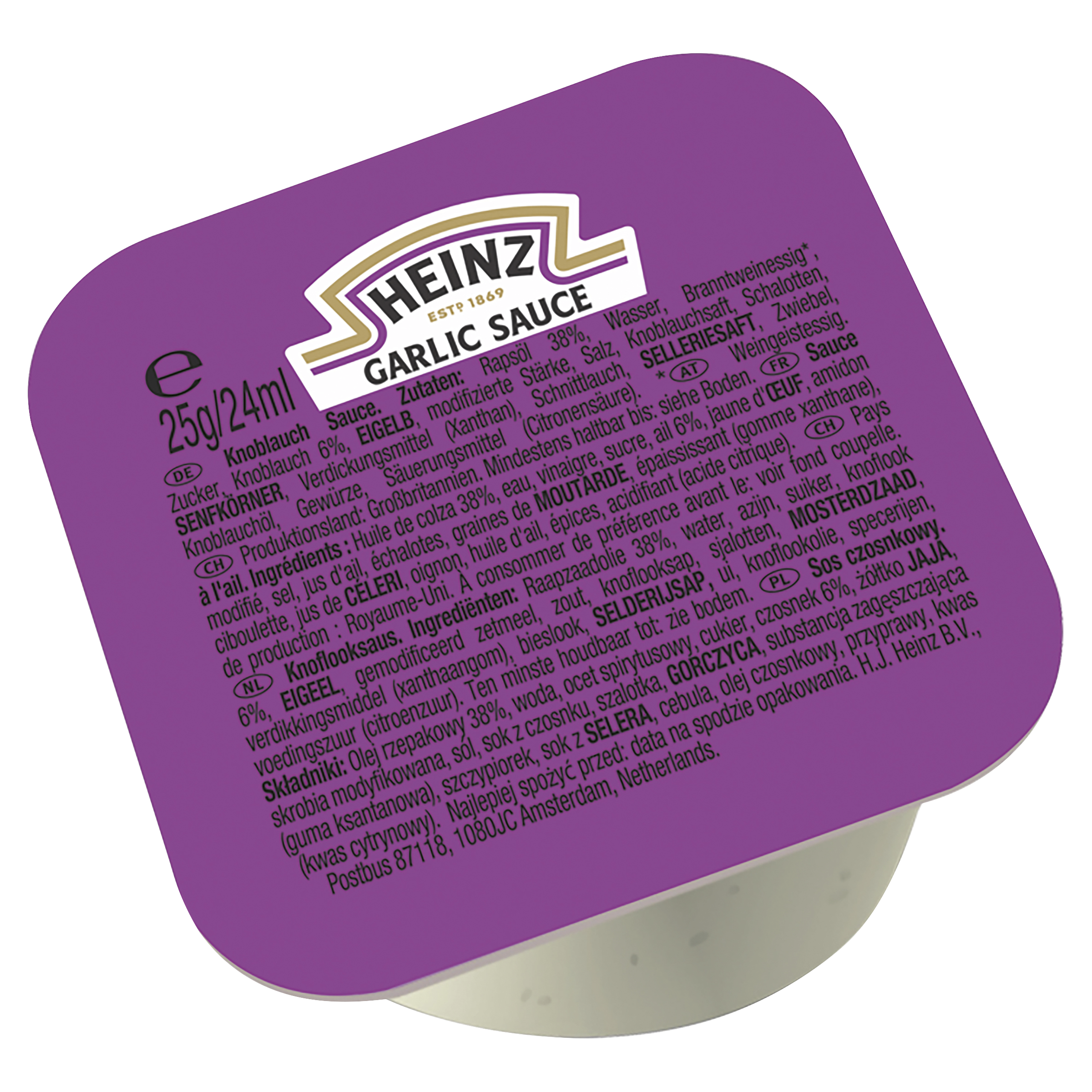 heinz dip pot garlic 25g