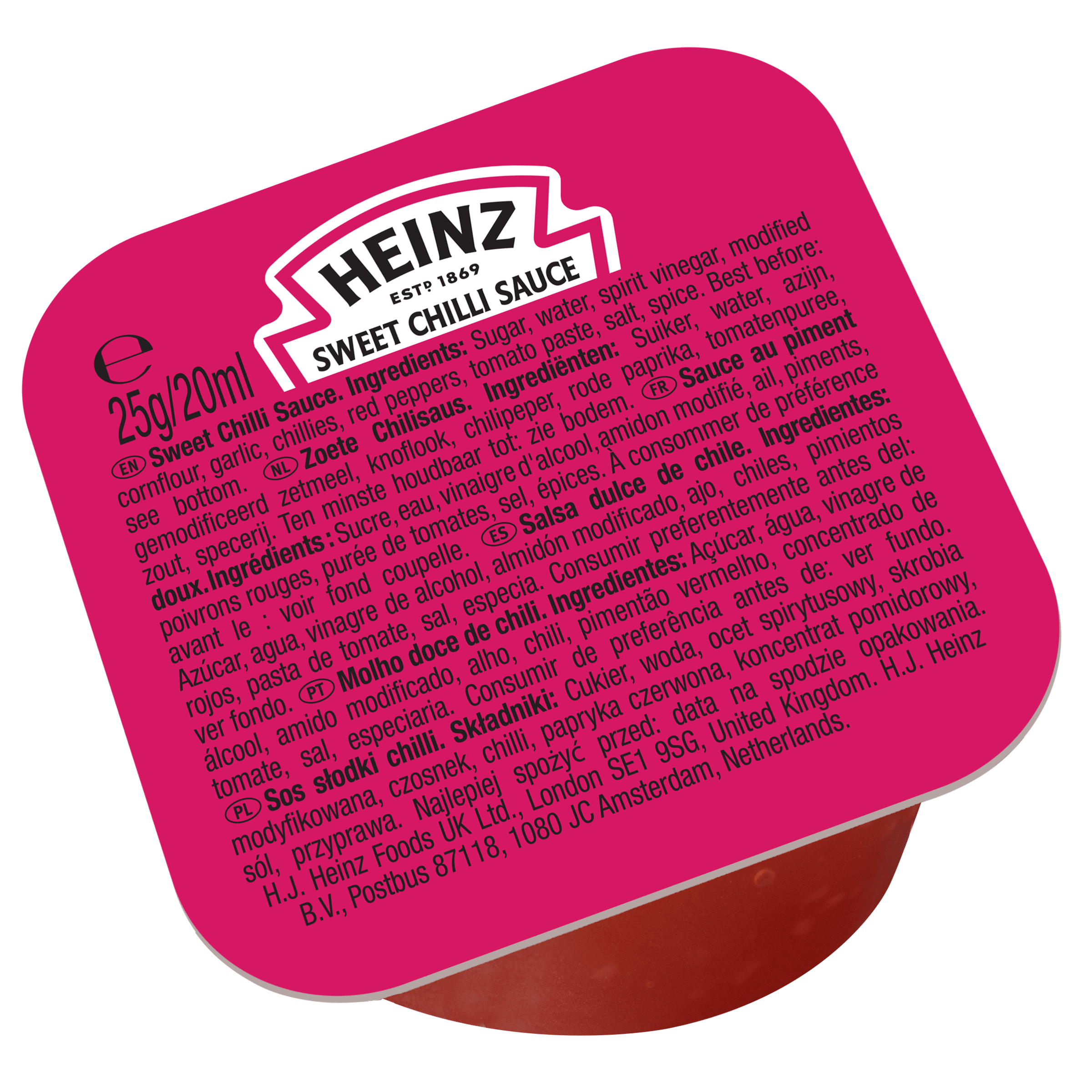 Heinz Sweet Chilli Sauce Dip Pots 100 x 25g