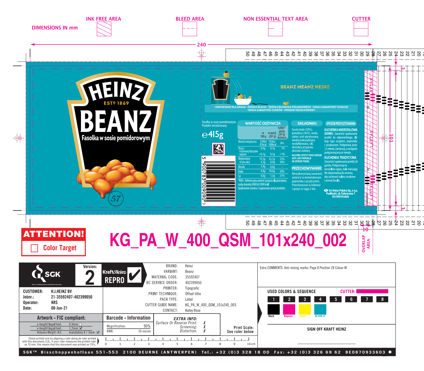 Fasolka Heinz Beanz