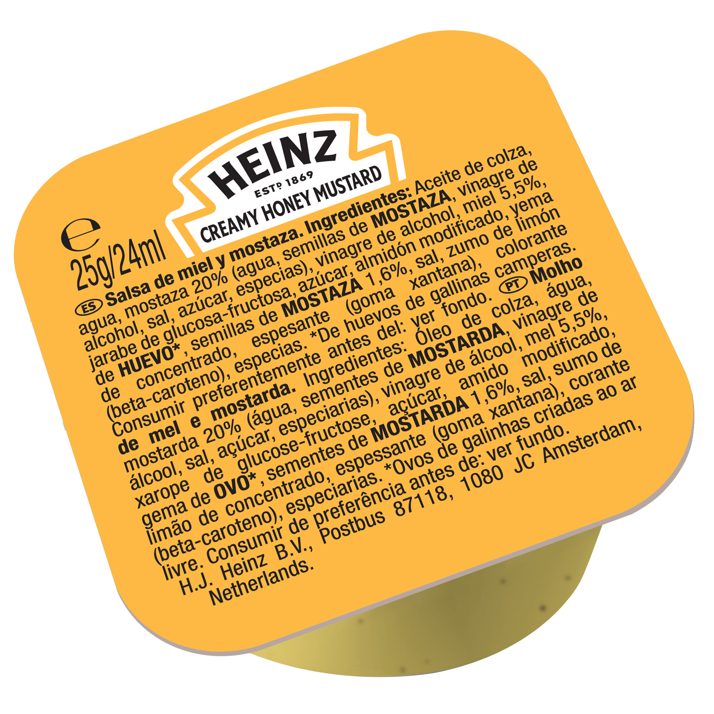 Heinz Miel Mostaza RR Dippot 100*25g