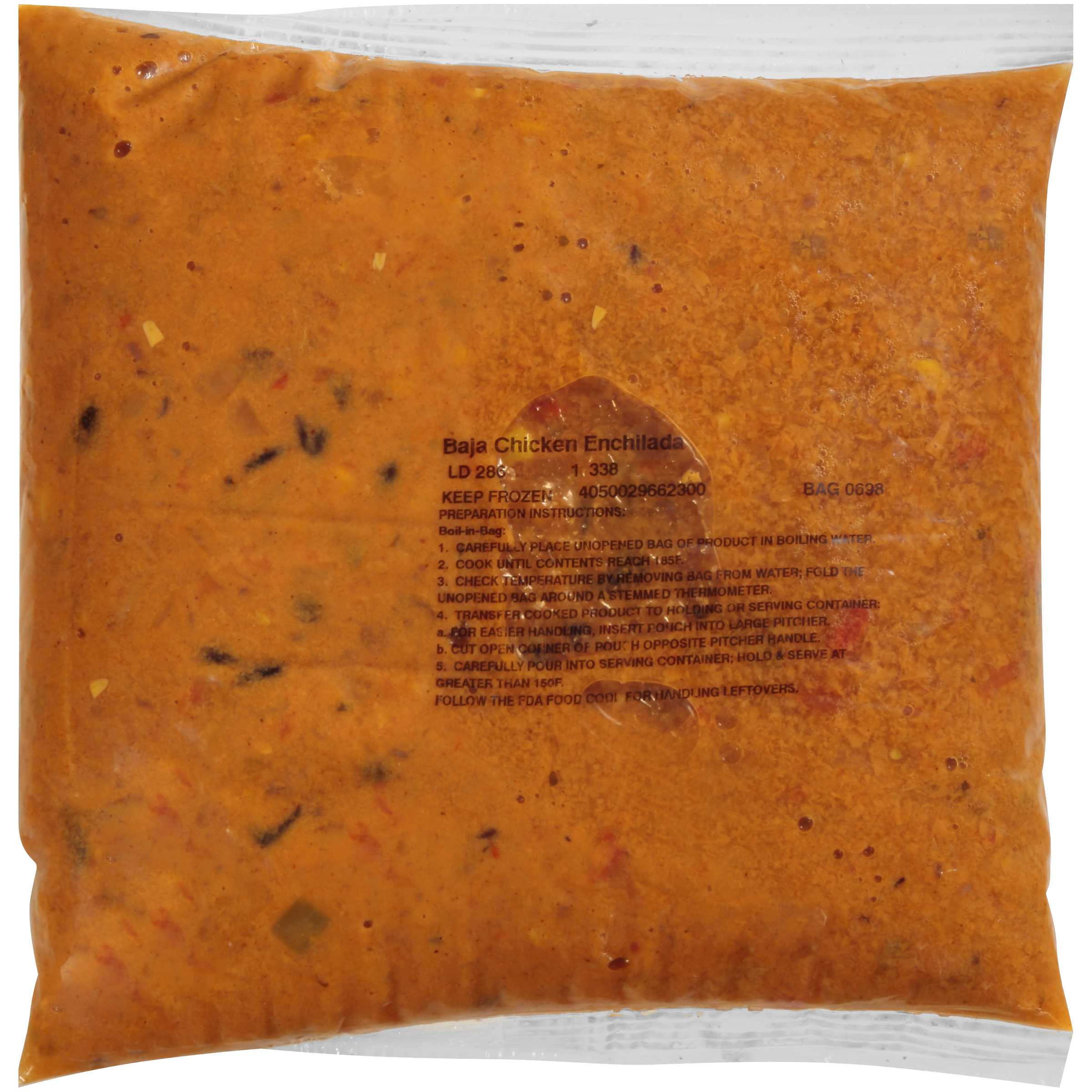 Baja Chicken Enchilada Soup, 4/4 lb Case (Bag)