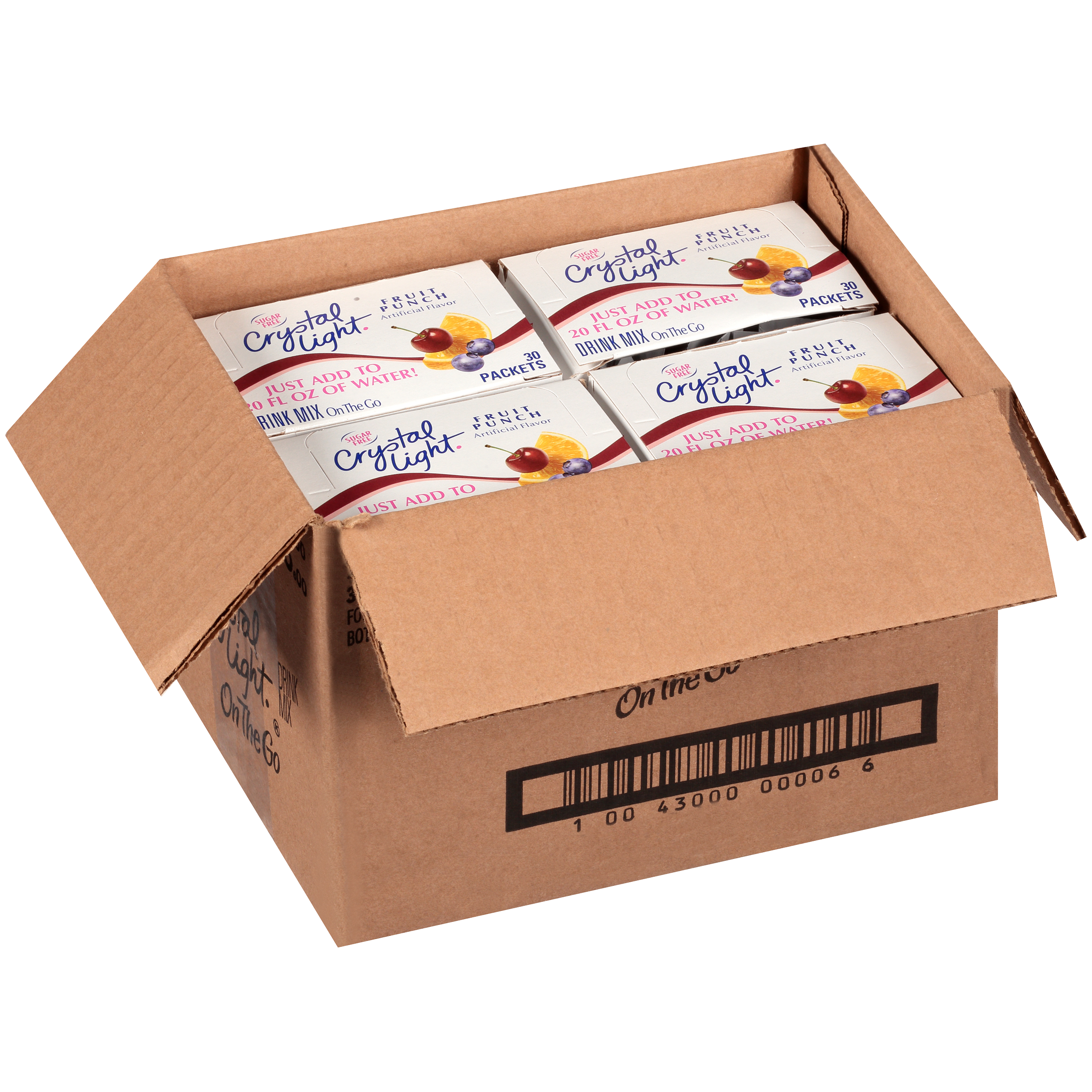 Single Serve Sugar-Free Fruit Punch Powdered Drink Mix