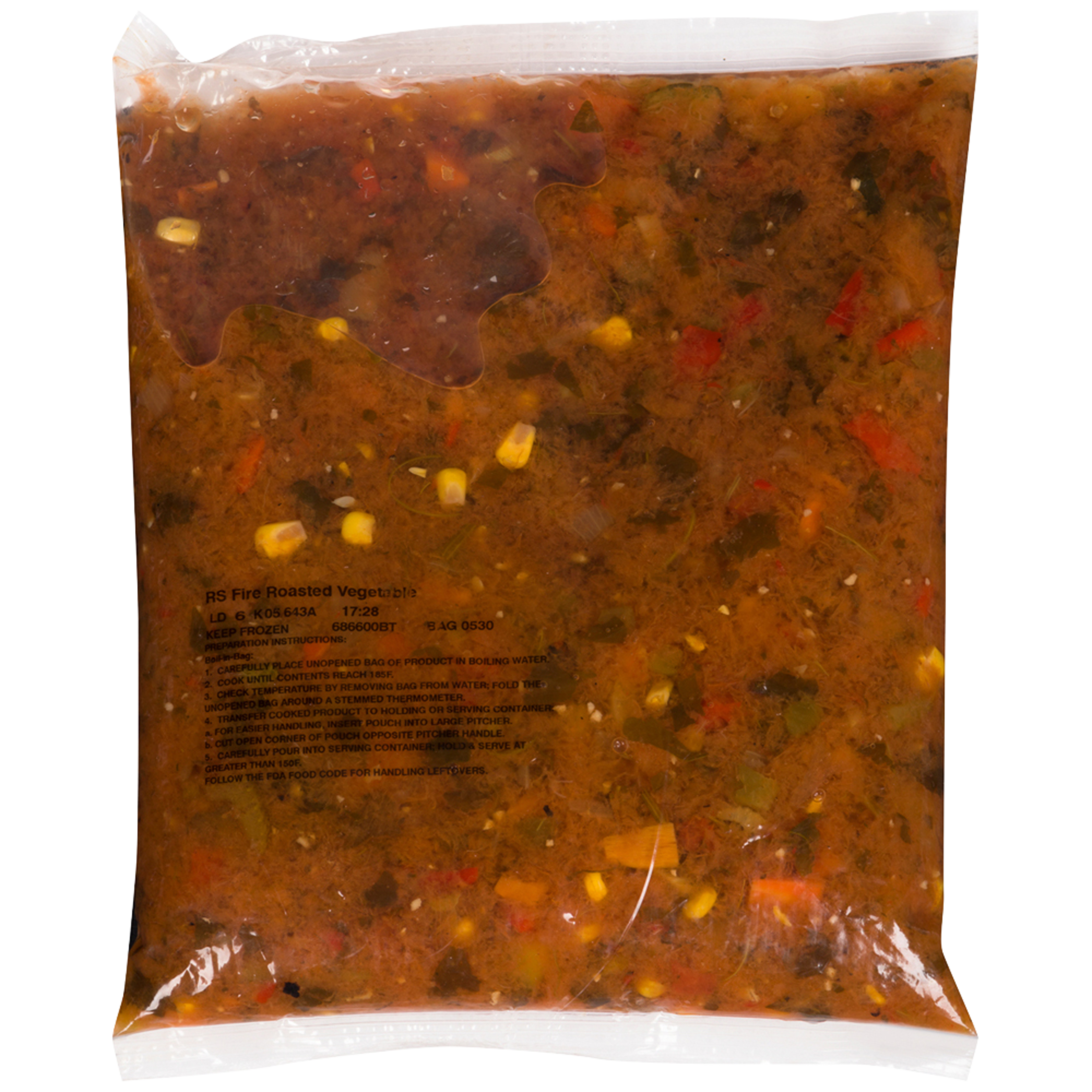 Soupe aux légumes rôtis sur le feu True Soups (4 x 4 LB)