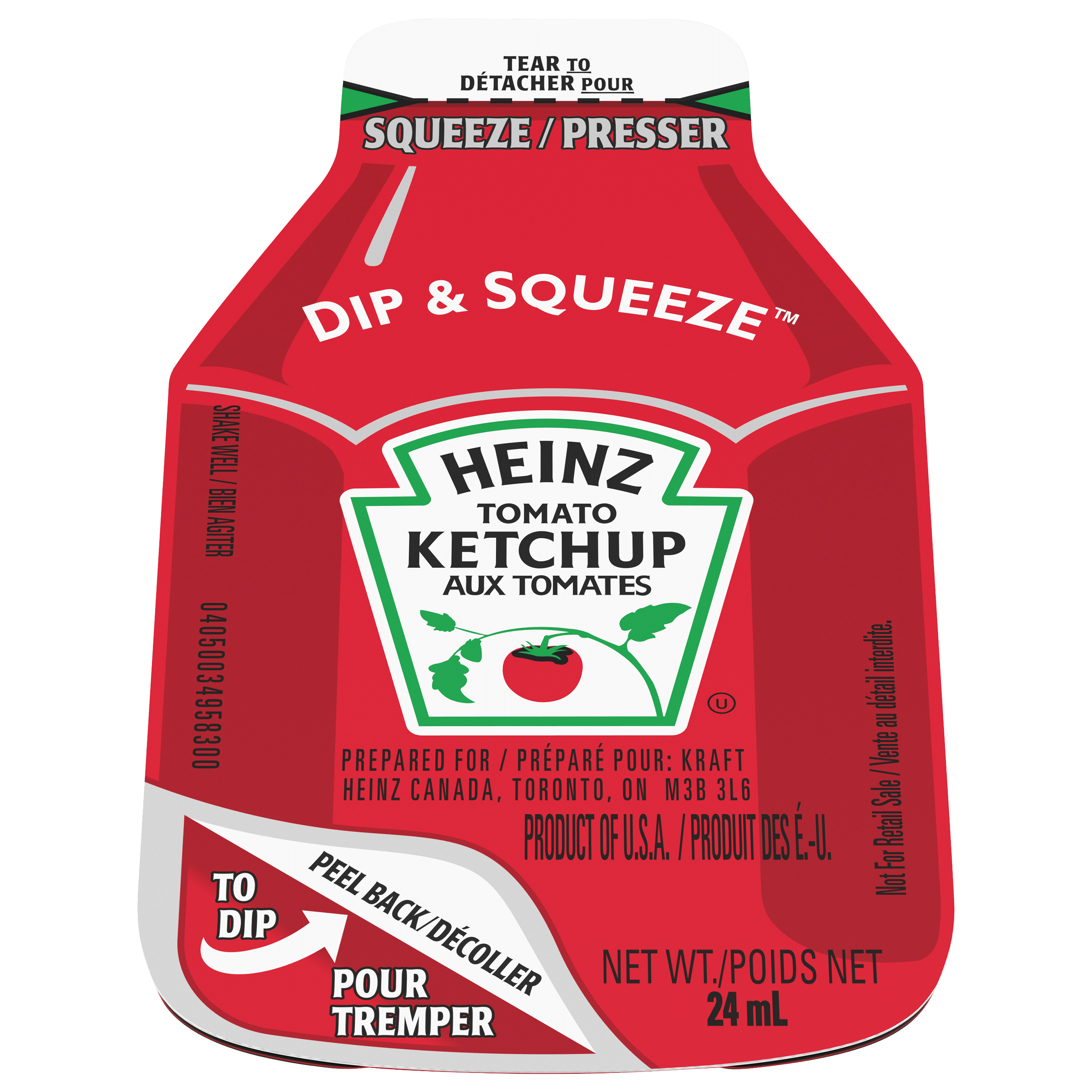 Heinz Ketchup Dip & Squeeze  (300 X 24ML)