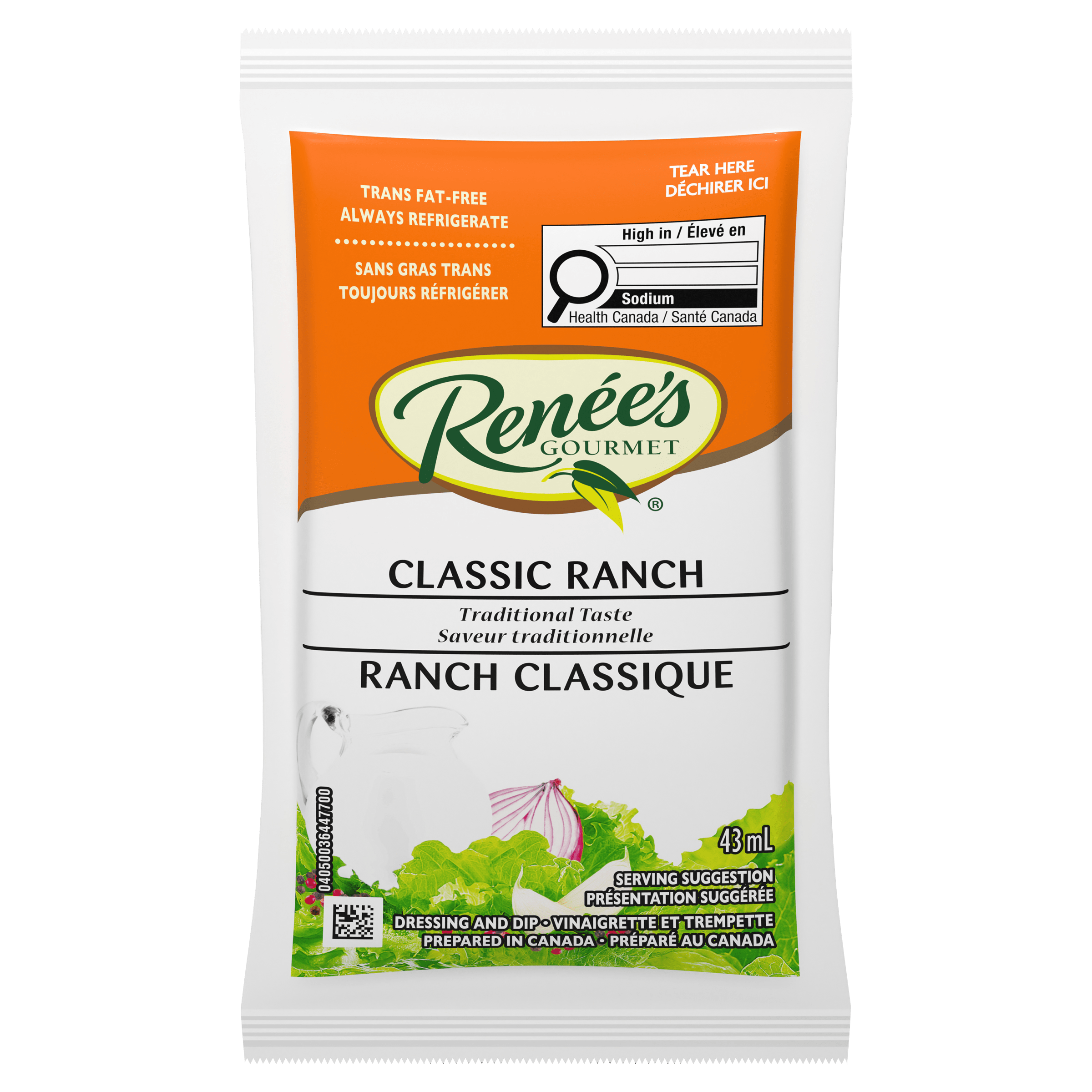 Vinaigrette Ranch classique Renée’s  (120 x 43 ML)
