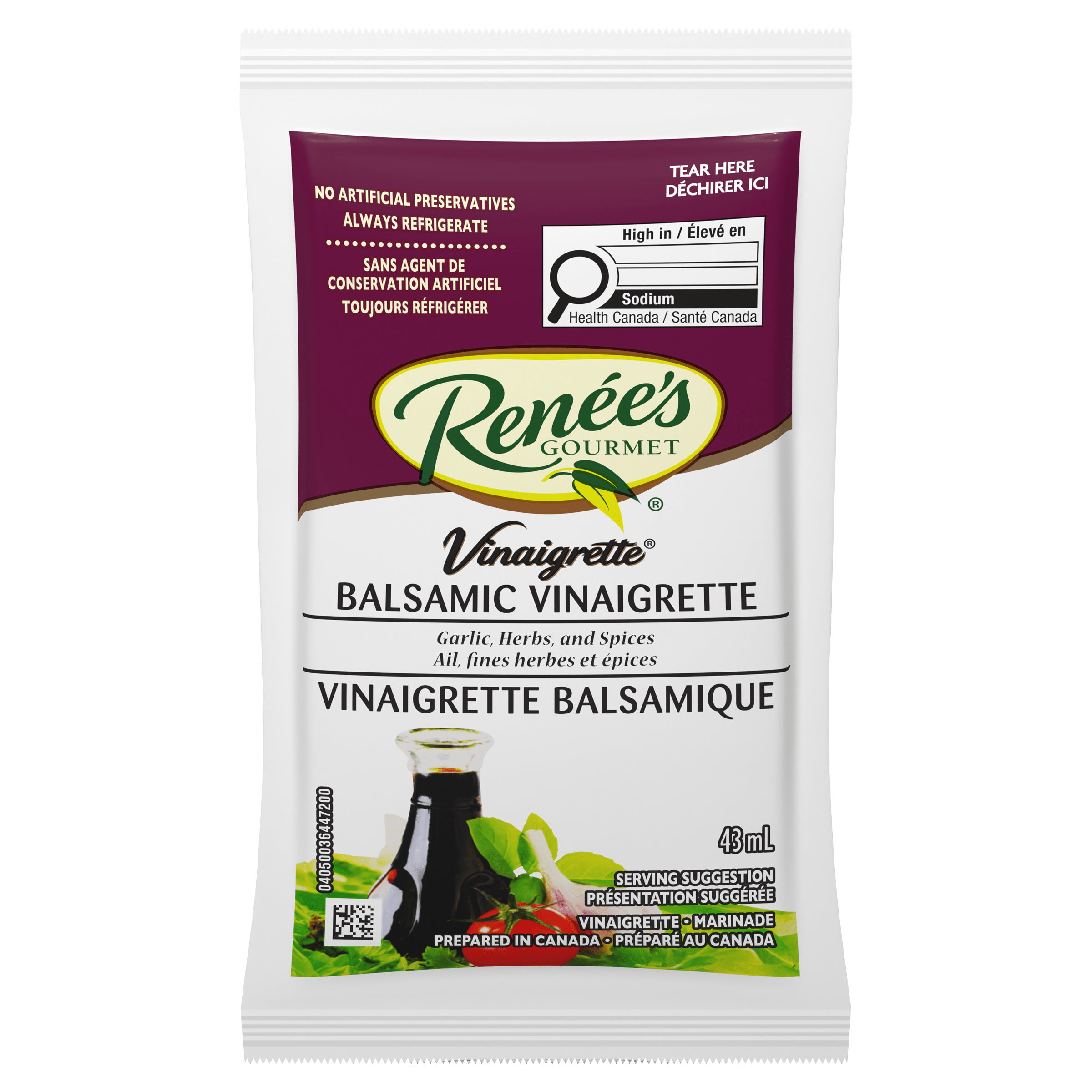 Vinaigrette balsamique Renée’s (120 x 43 ML)