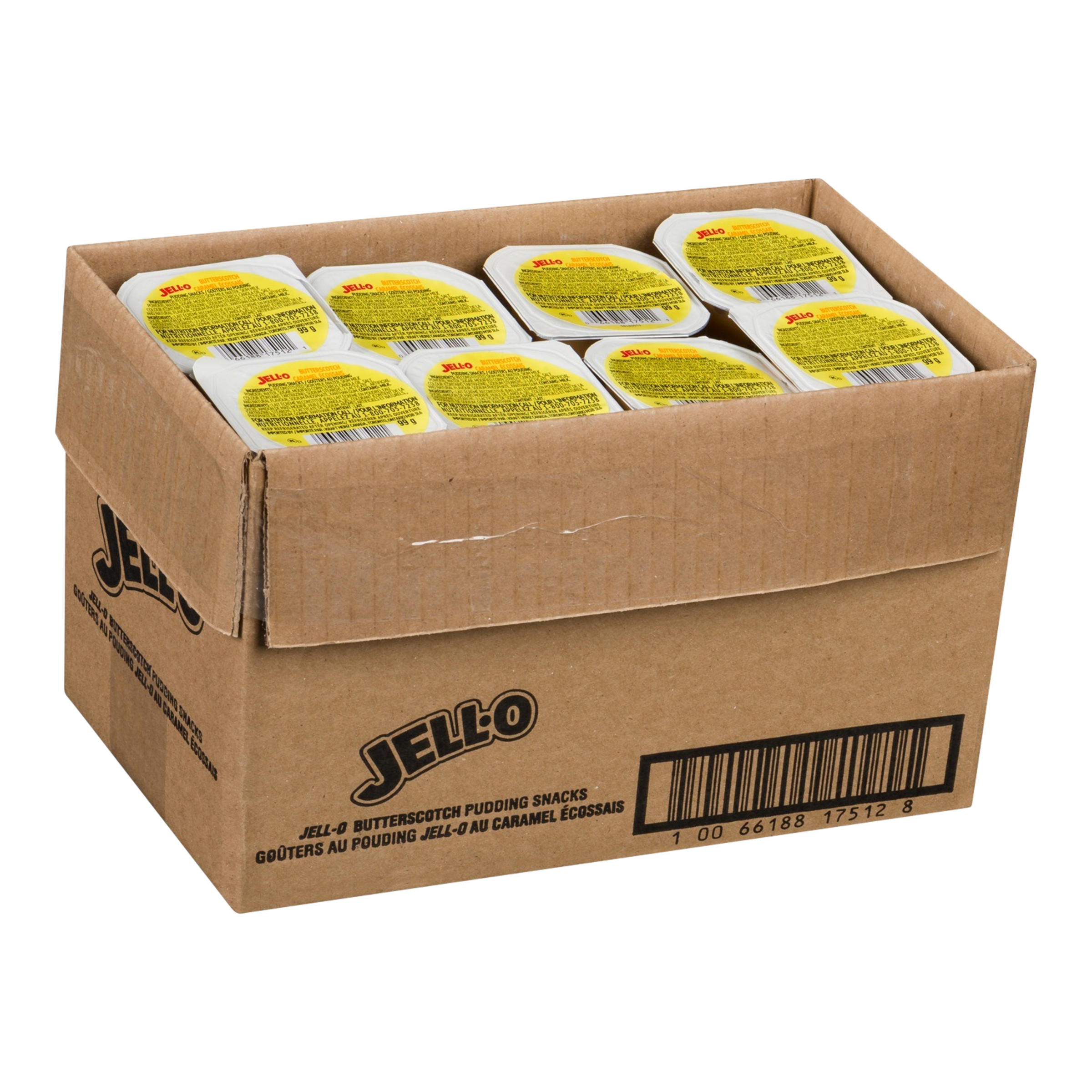 Pouding au caramel écossais prêt à manger Jell-O (24 x 99 G)