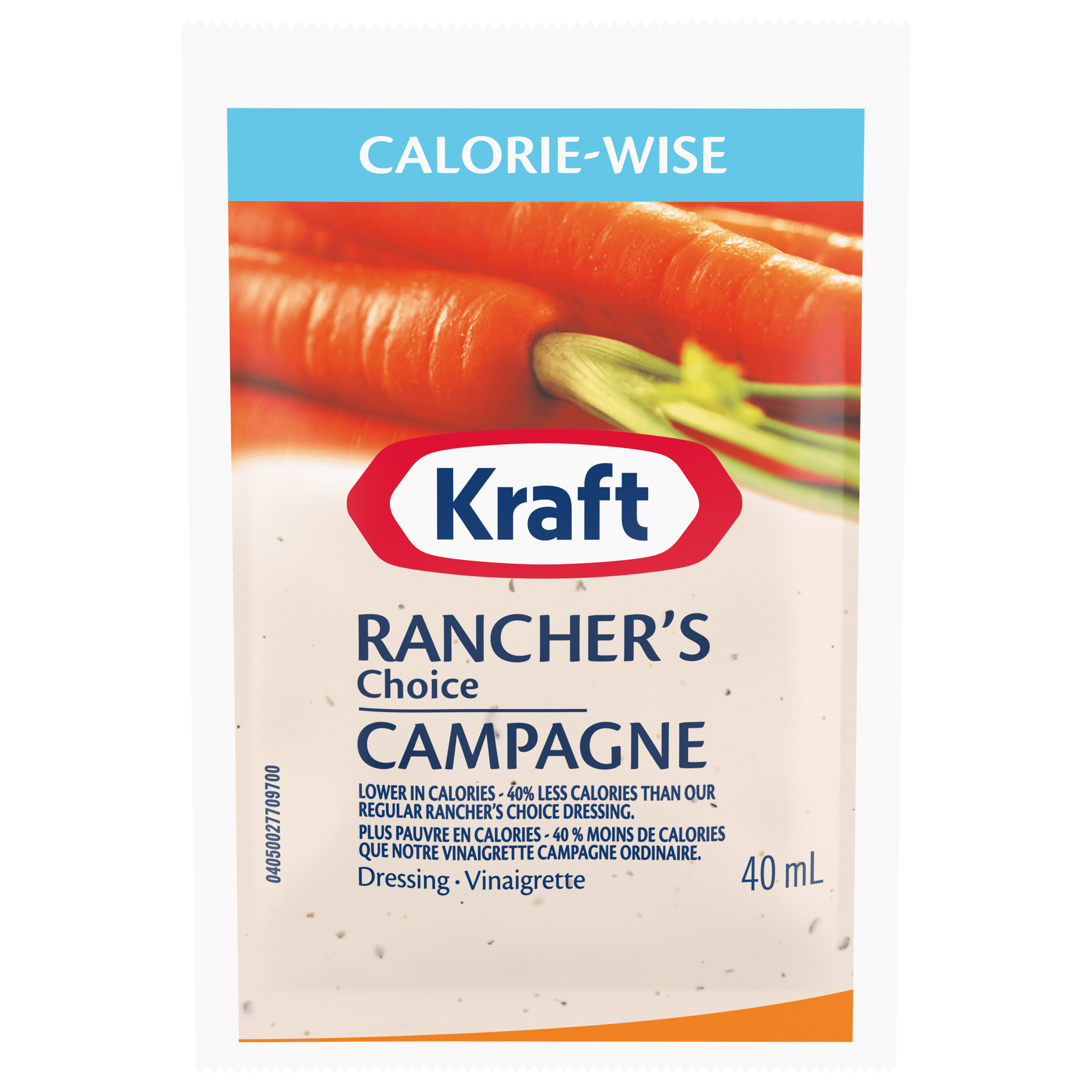 Kraft CalorieWise Rancher's Choice Salad Dressing (100 x 40 ML Packets