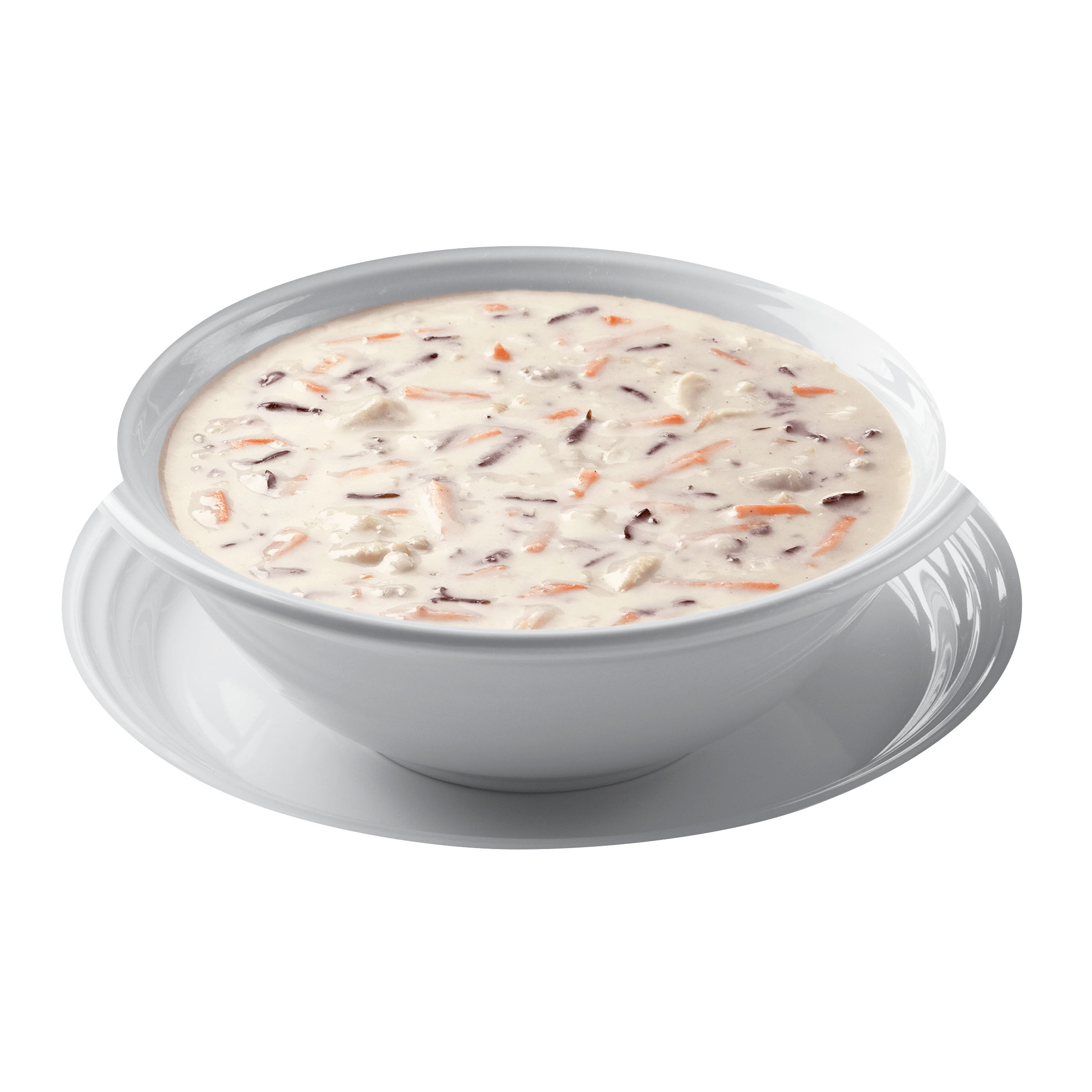 Wild and Brown Rice with Chicken Soup