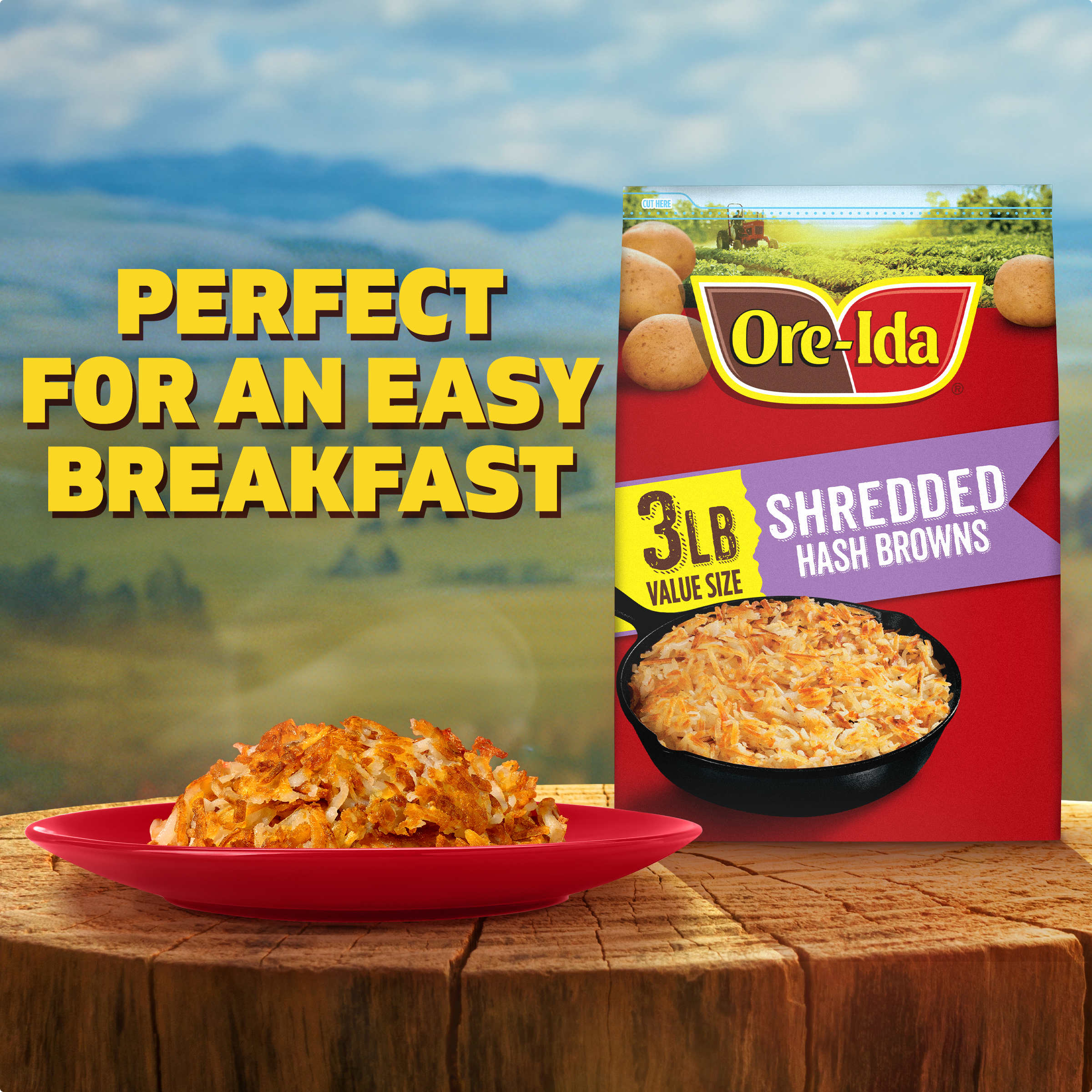 Shredded Hash Brown Potatoes
