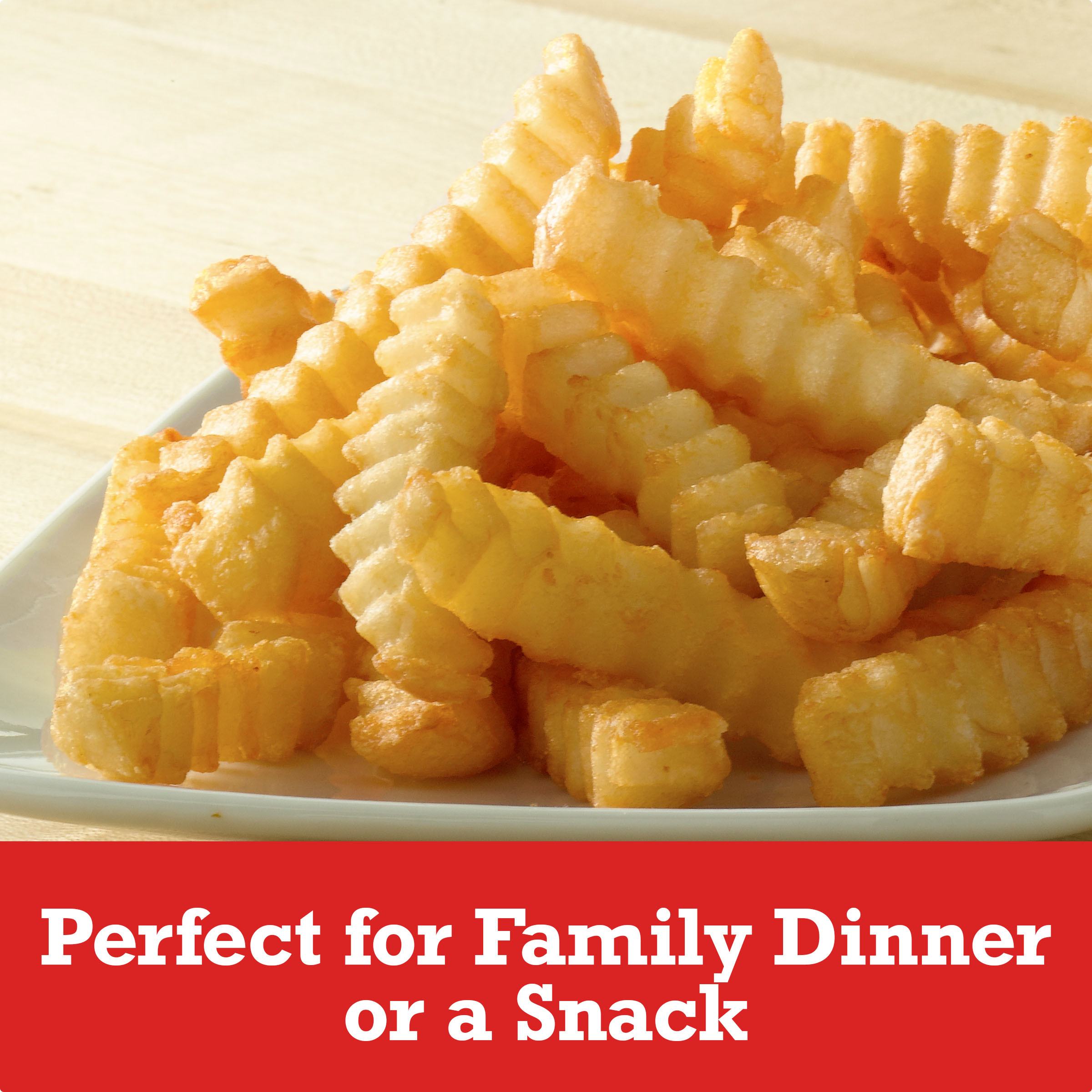 Extra Crispy Crinkles Easy Fries French Fried Microwavable Frozen Potatoes
