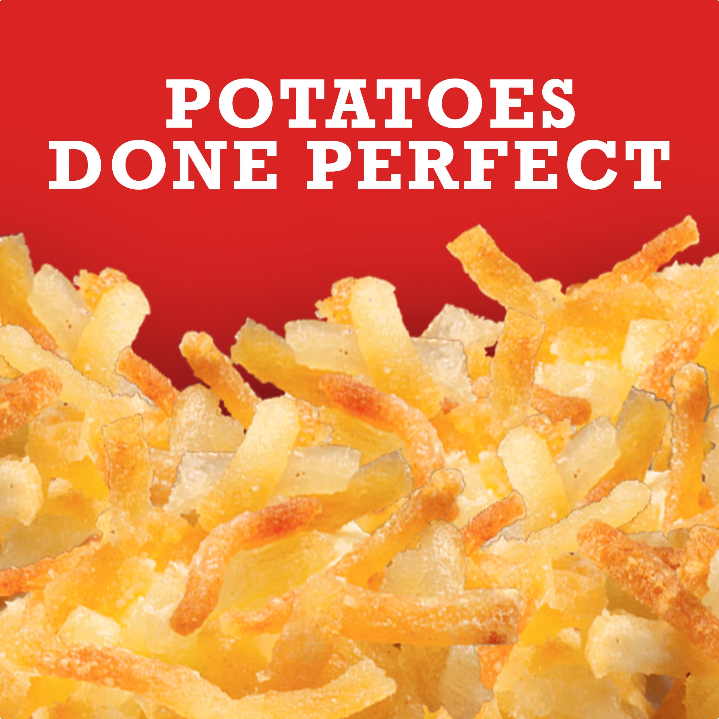 Shredded Hash Browns Frozen Potatoes Value Size