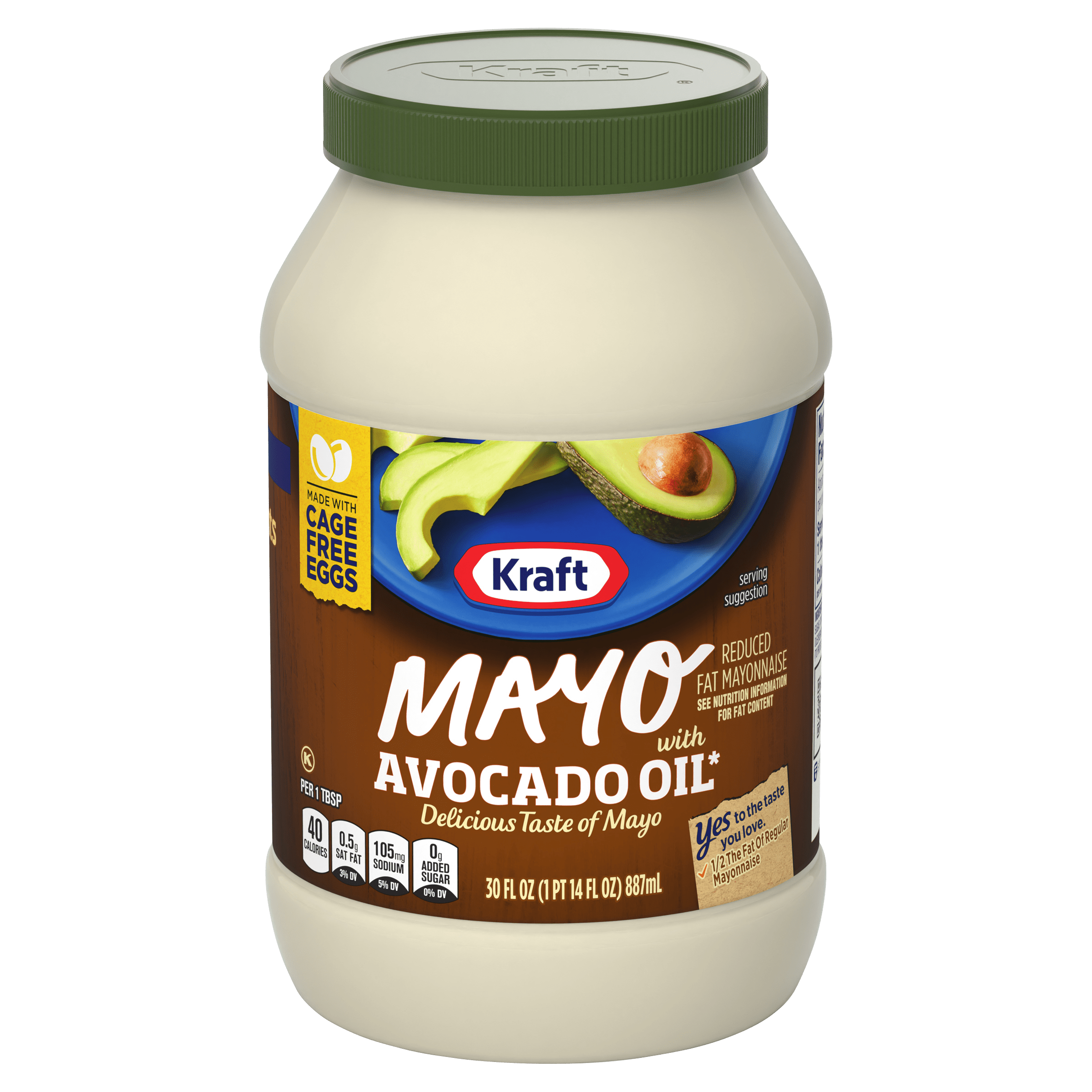 Mayo with Avocado Oil Reduced Fat Mayonnaise