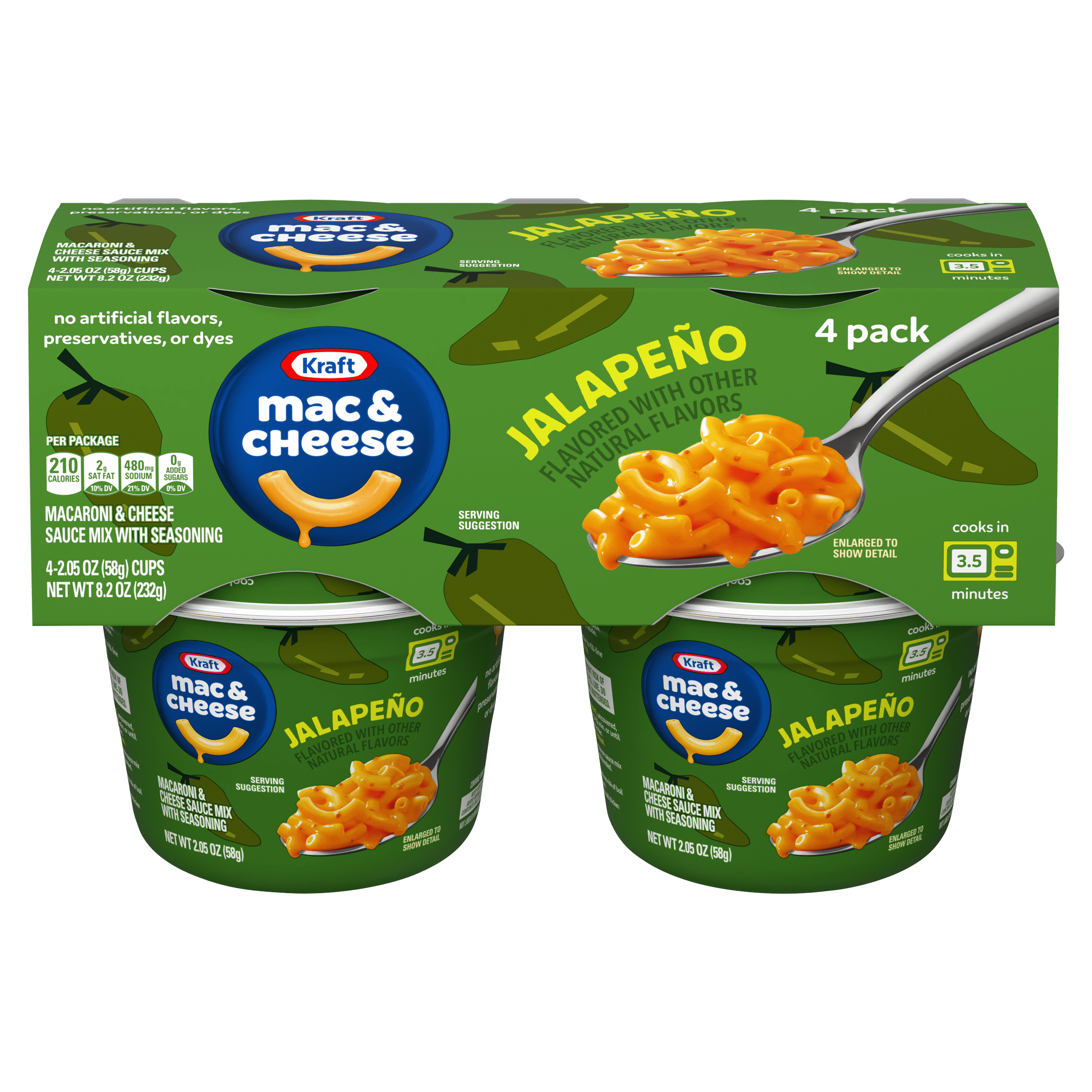 Jalapeño Flavored Mac & Cheese Macaroni and Cheese Dinner
