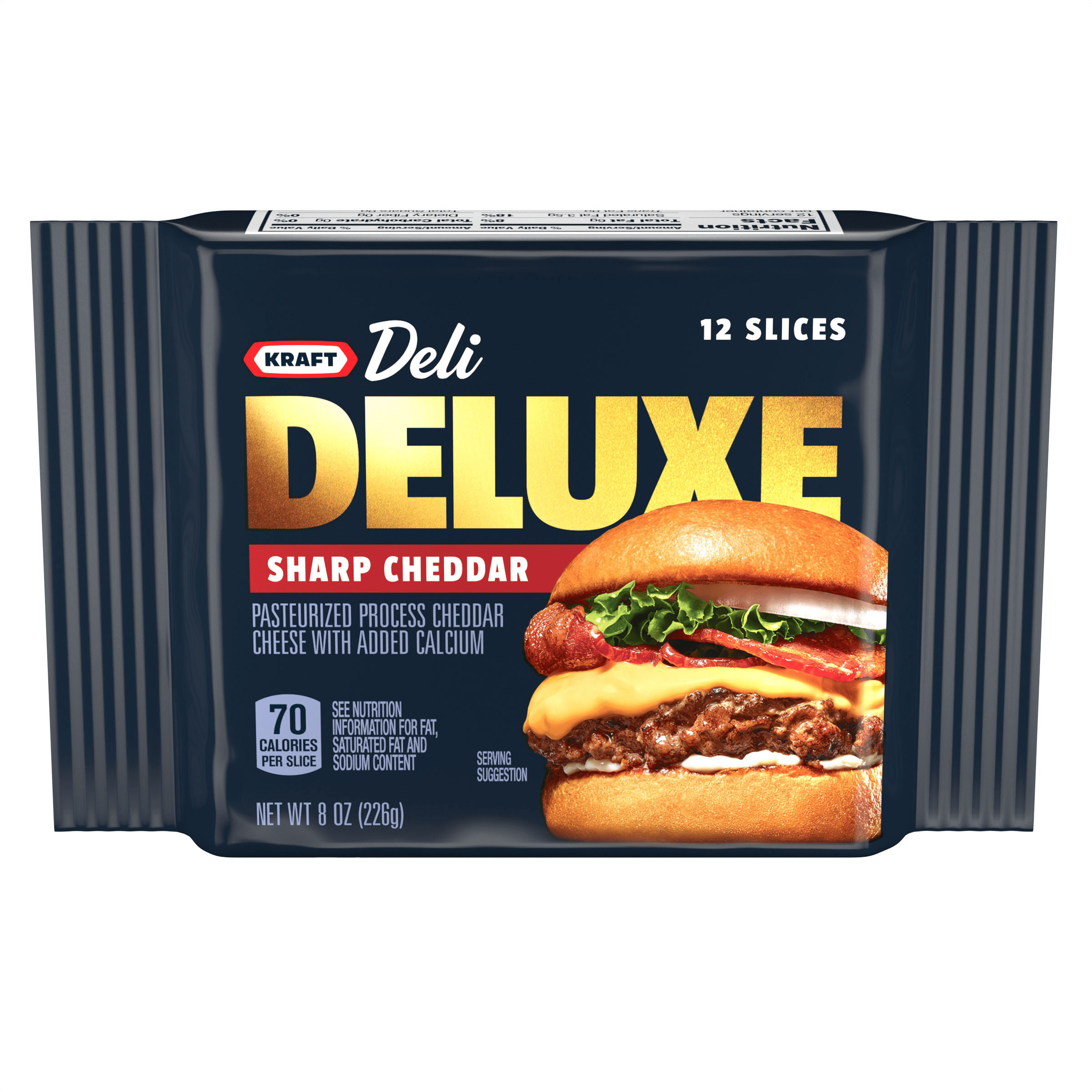 Deli Deluxe Sharp Cheddar Cheese Slices