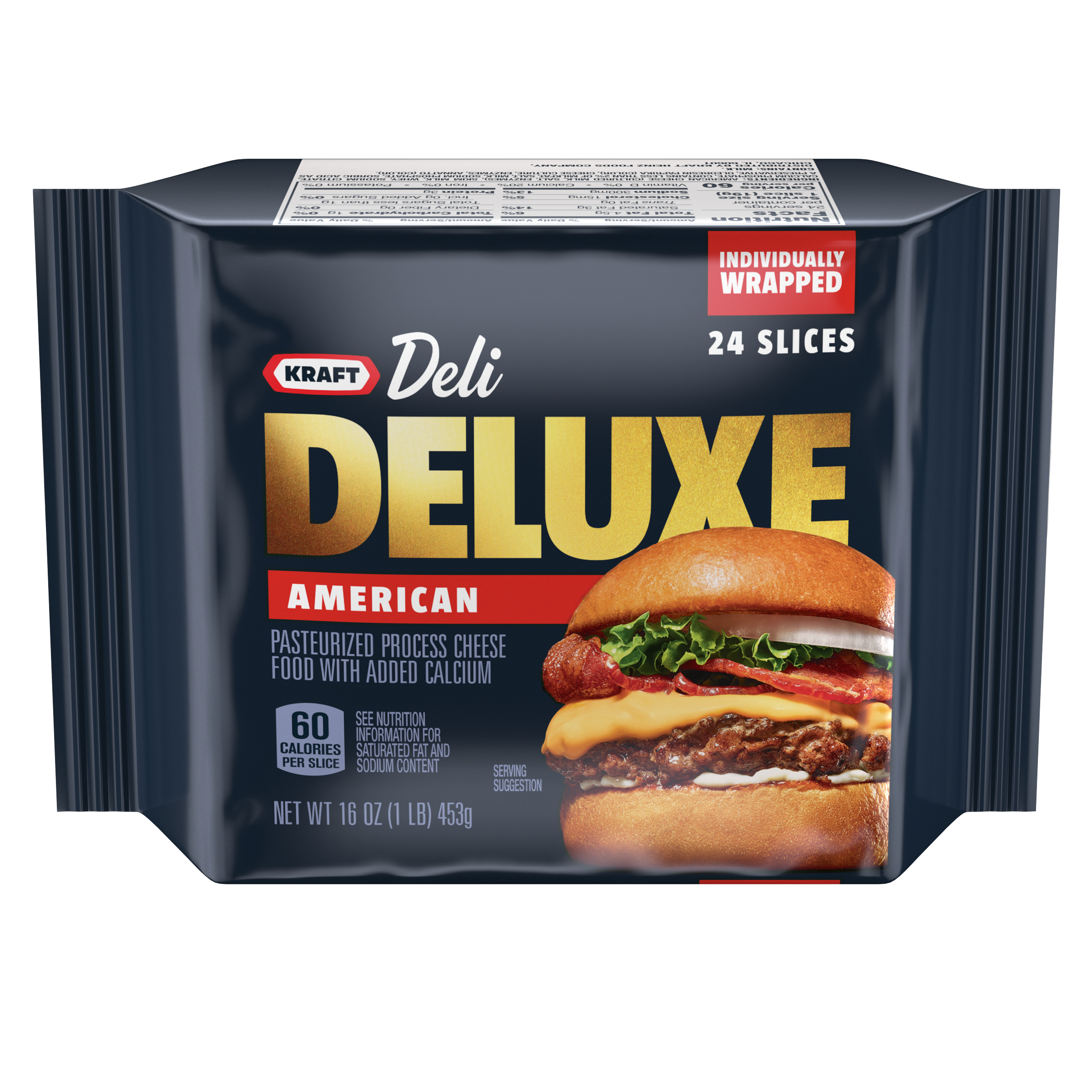 Deli Deluxe American Cheese Individually Wrapped Slices