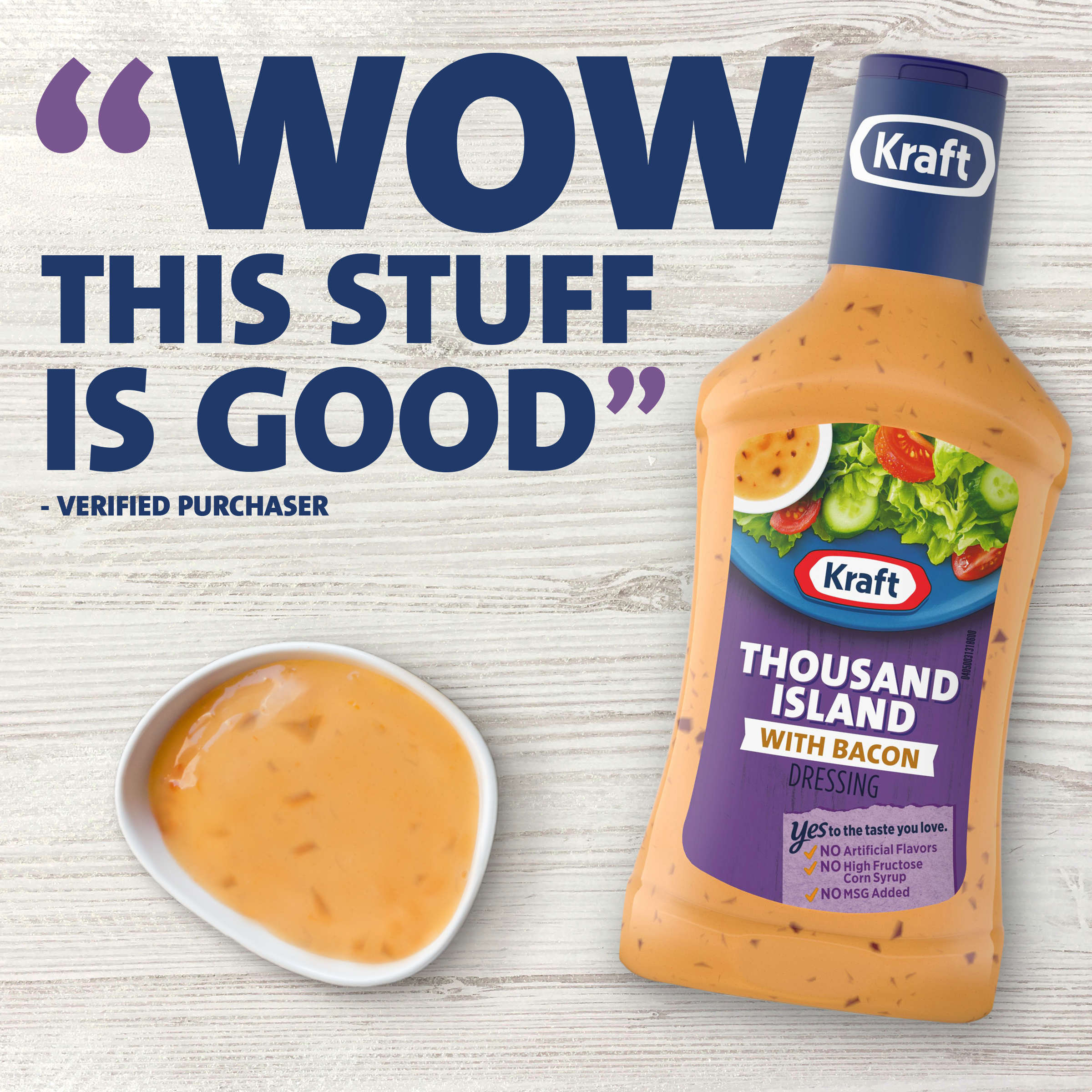 Thousand Island Dressing with Bacon