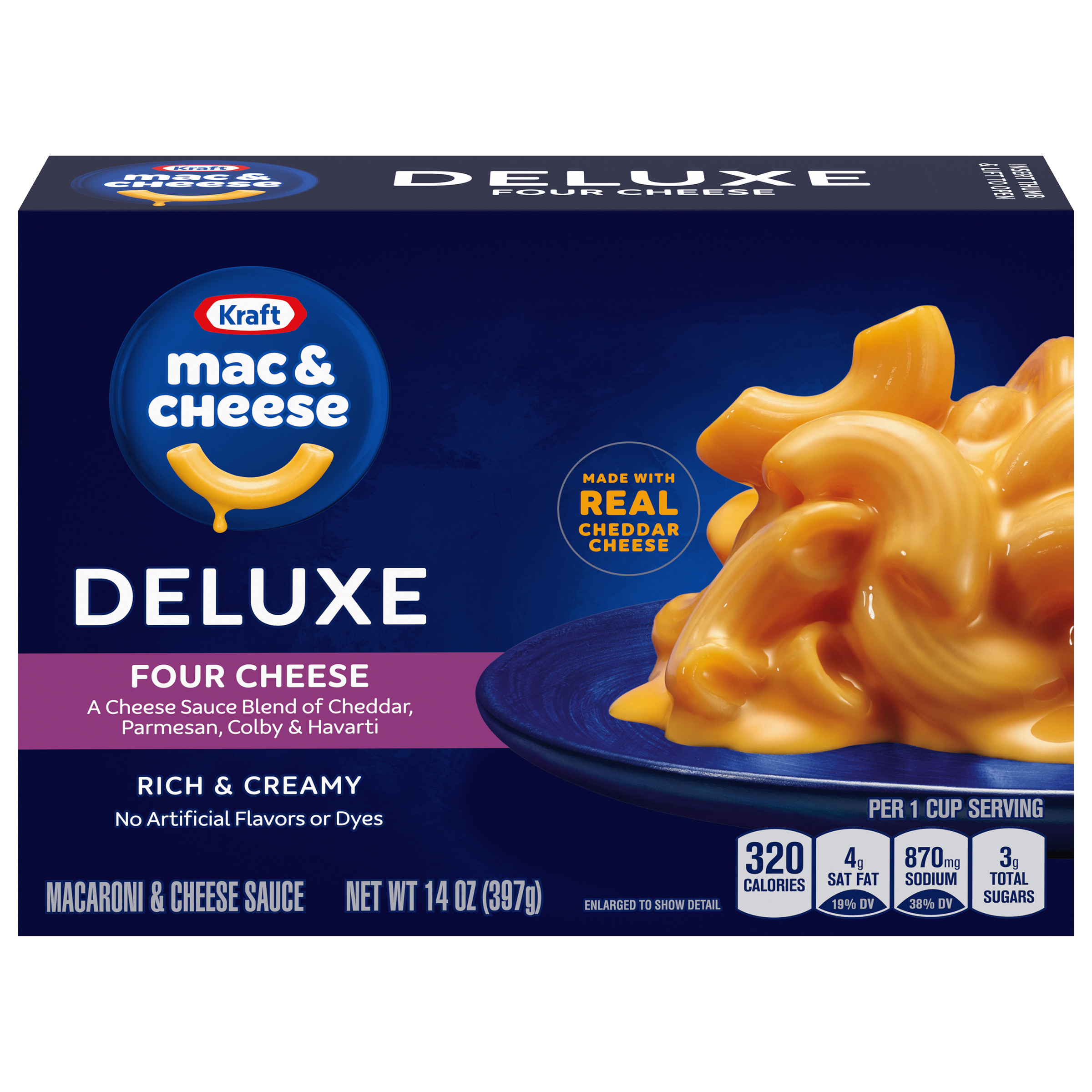 Four Cheese Mac & Cheese Macaroni and Cheese Dinner