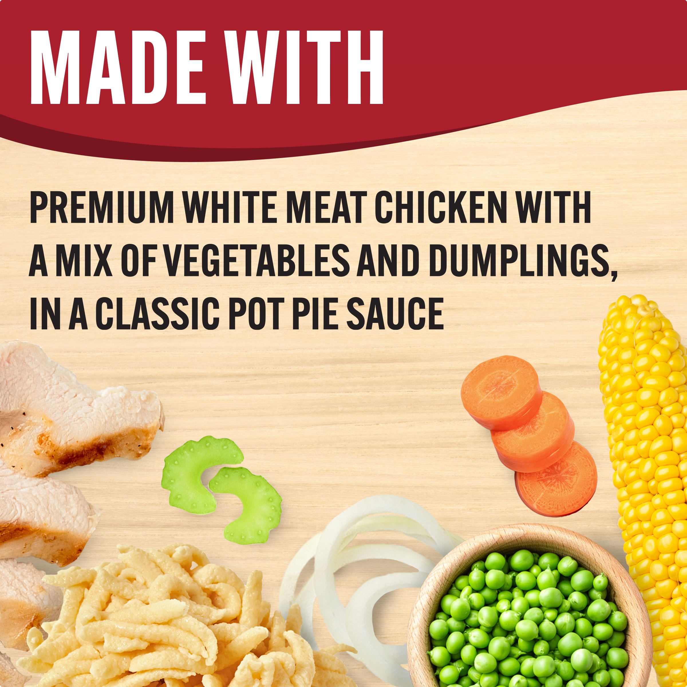 Crustless Chicken Pot Pie with Vegetables, Dumplings & Pot Pie Sauce Frozen Meal