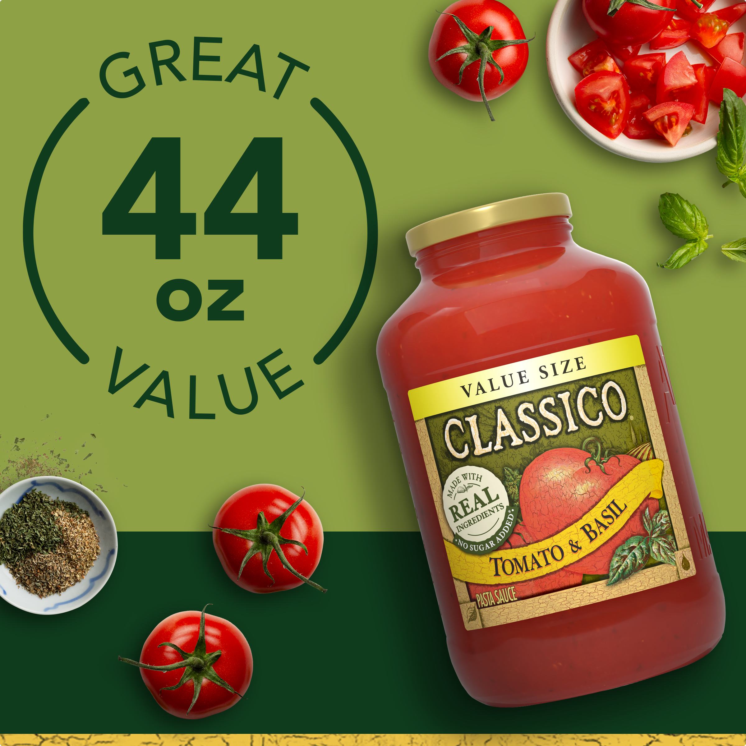 Tomato & Basil Pasta Sauce Value Size