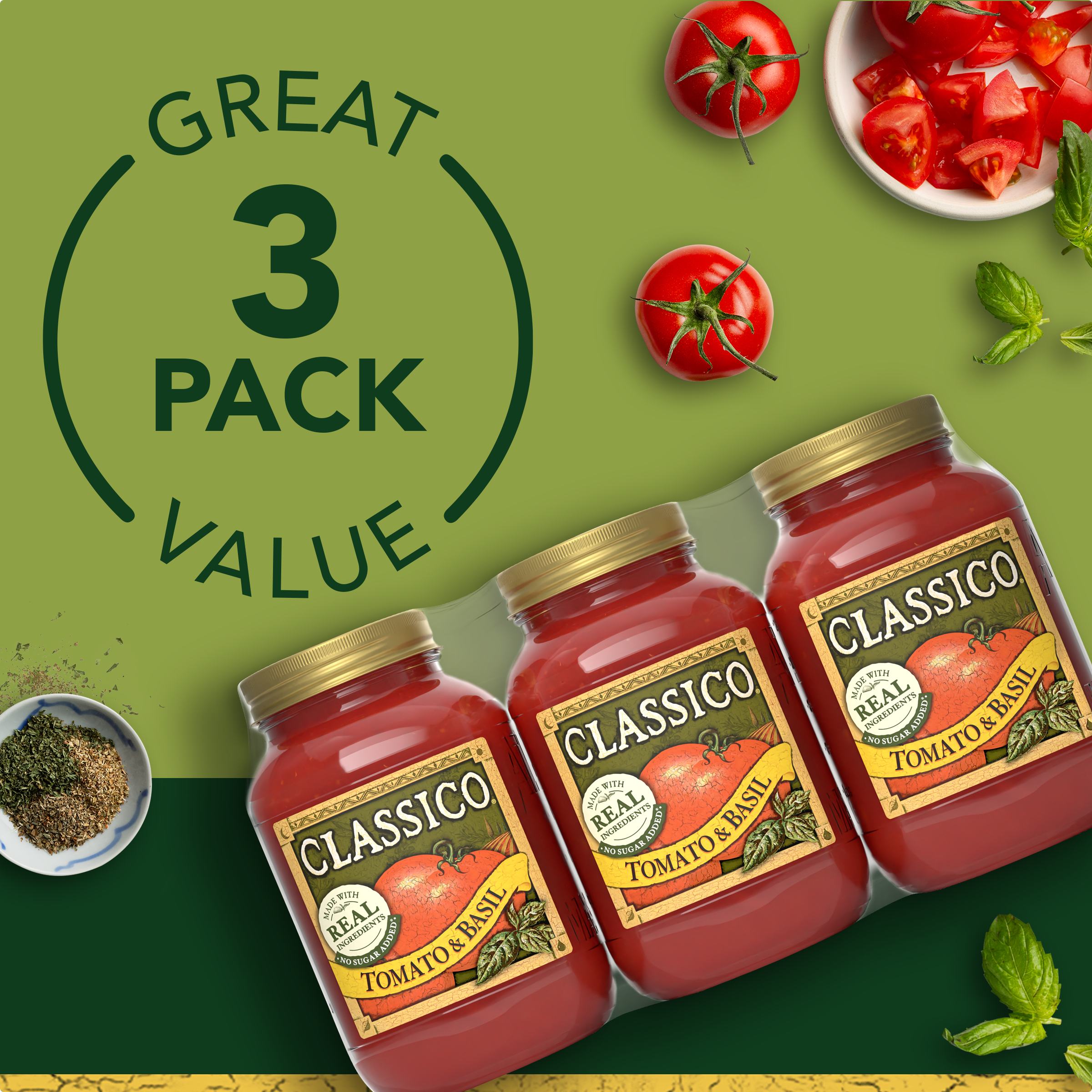 Tomato & Basil Pasta Sauce