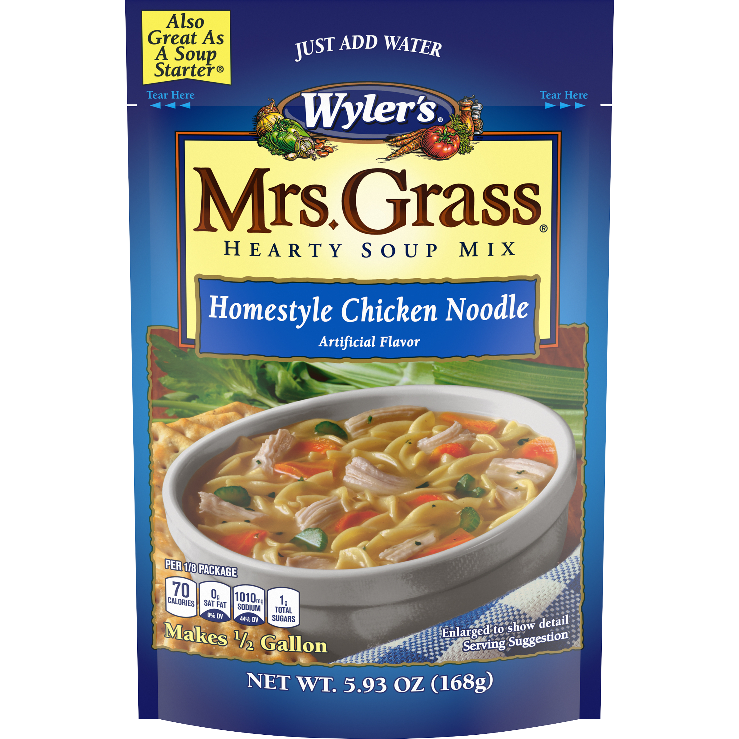 Homestyle Chicken Noodle Hearty Soup Mix