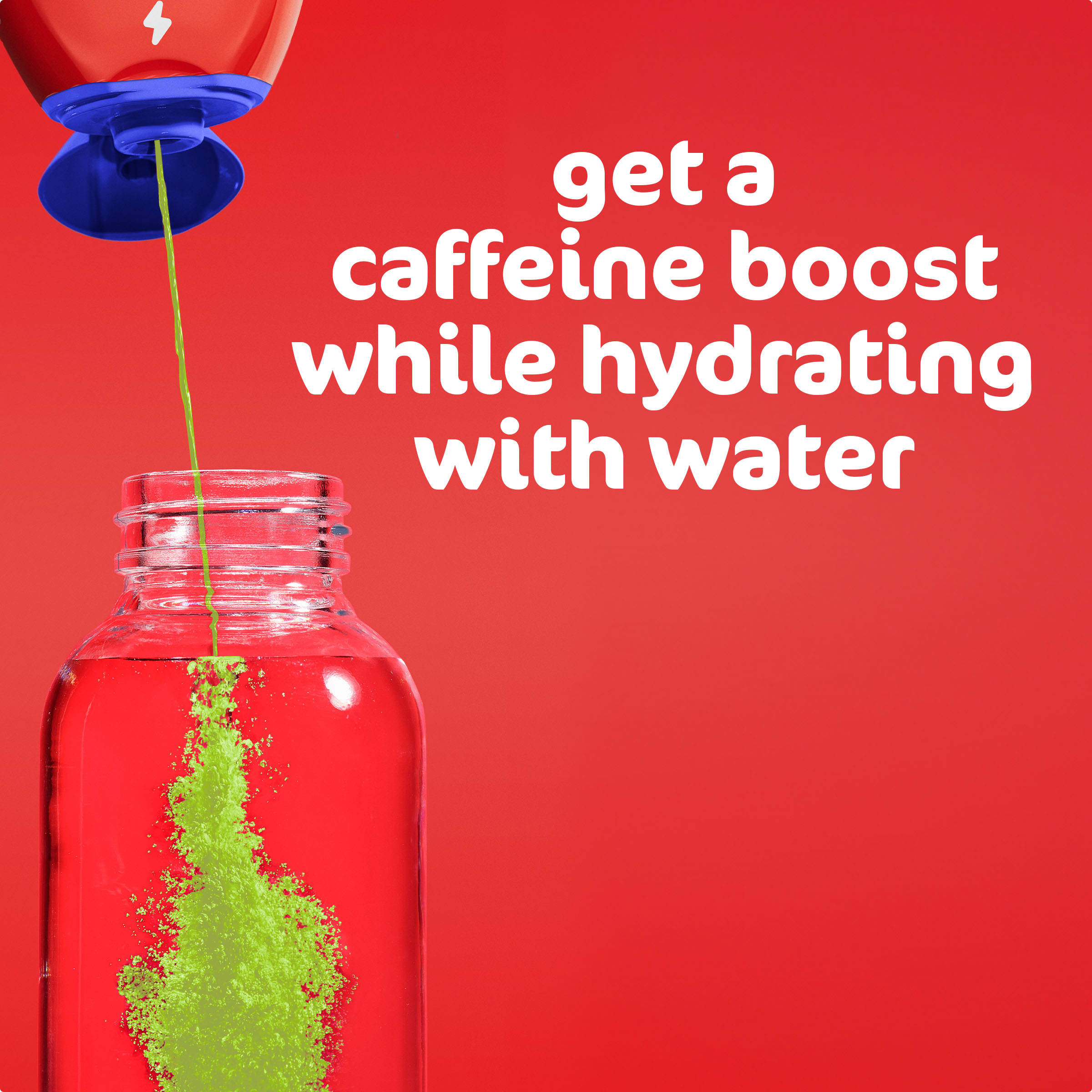 Green Thunder Naturally Flavored Liquid Water Enhancer with Caffeine & B Vitamins