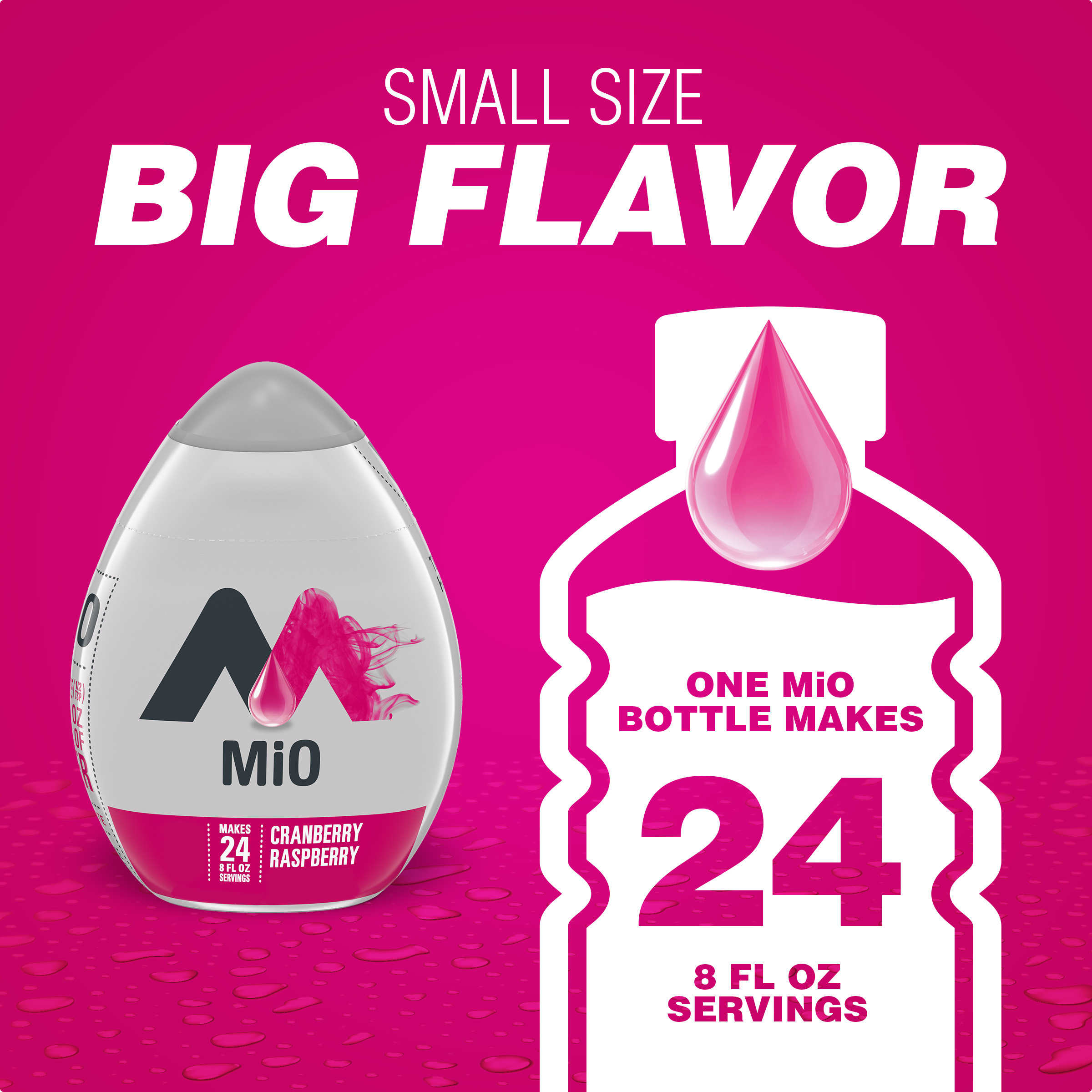 Cranberry Raspberry Naturally Flavored Liquid Water Enhancer