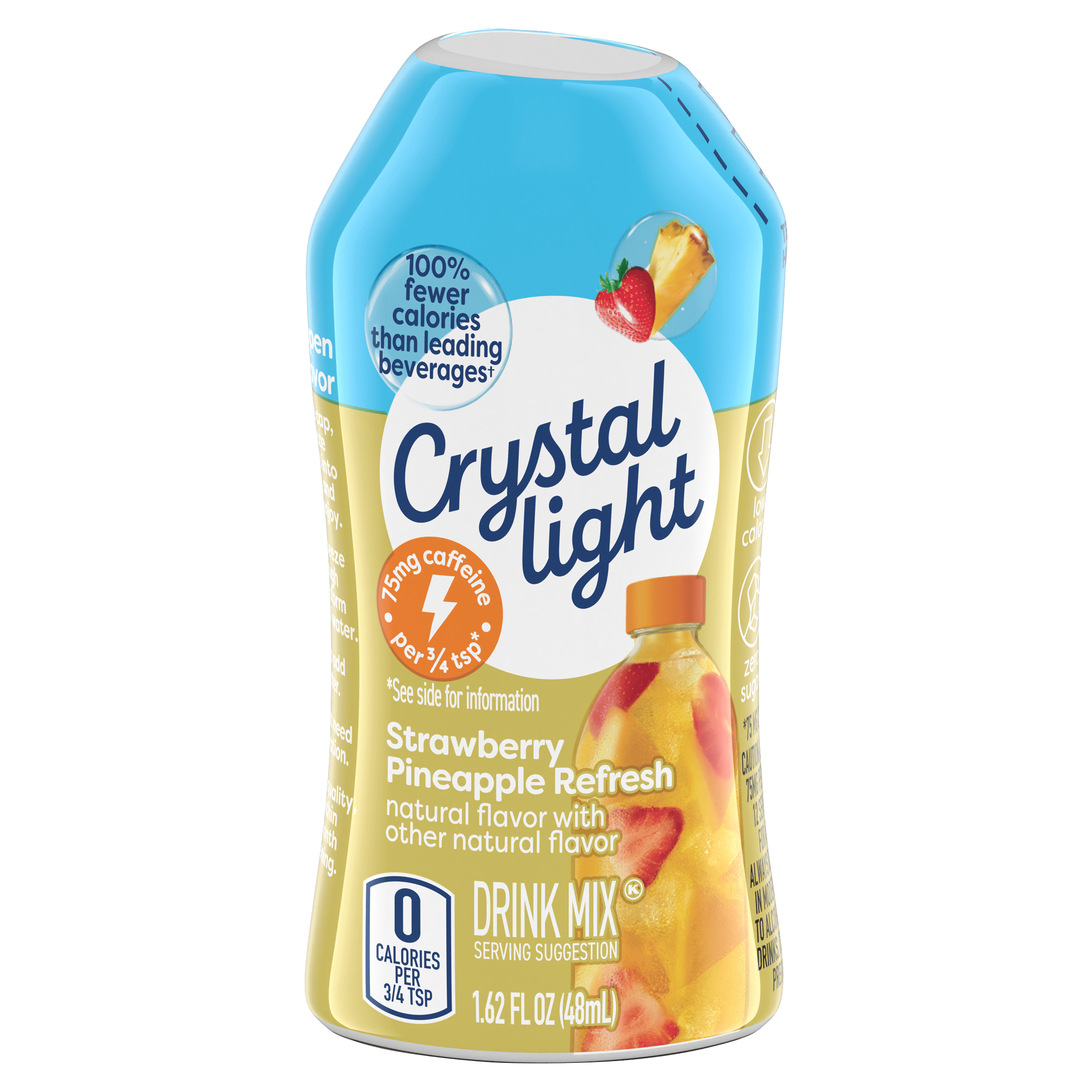 Strawberry Pineapple Refresh Naturally Flavored Drink Mix with Caffeine