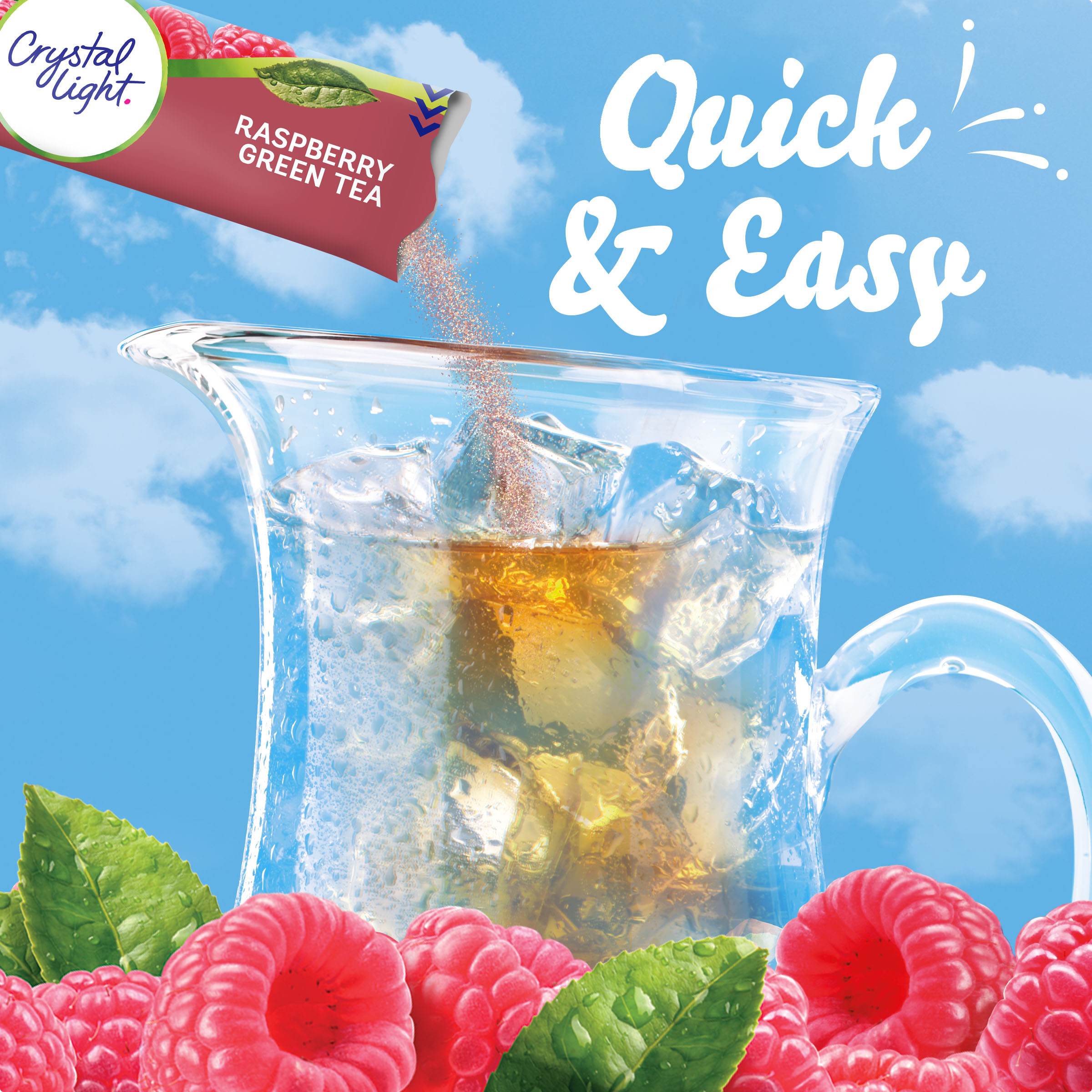 Raspberry Green Tea Naturally Flavored Powdered Drink Mix