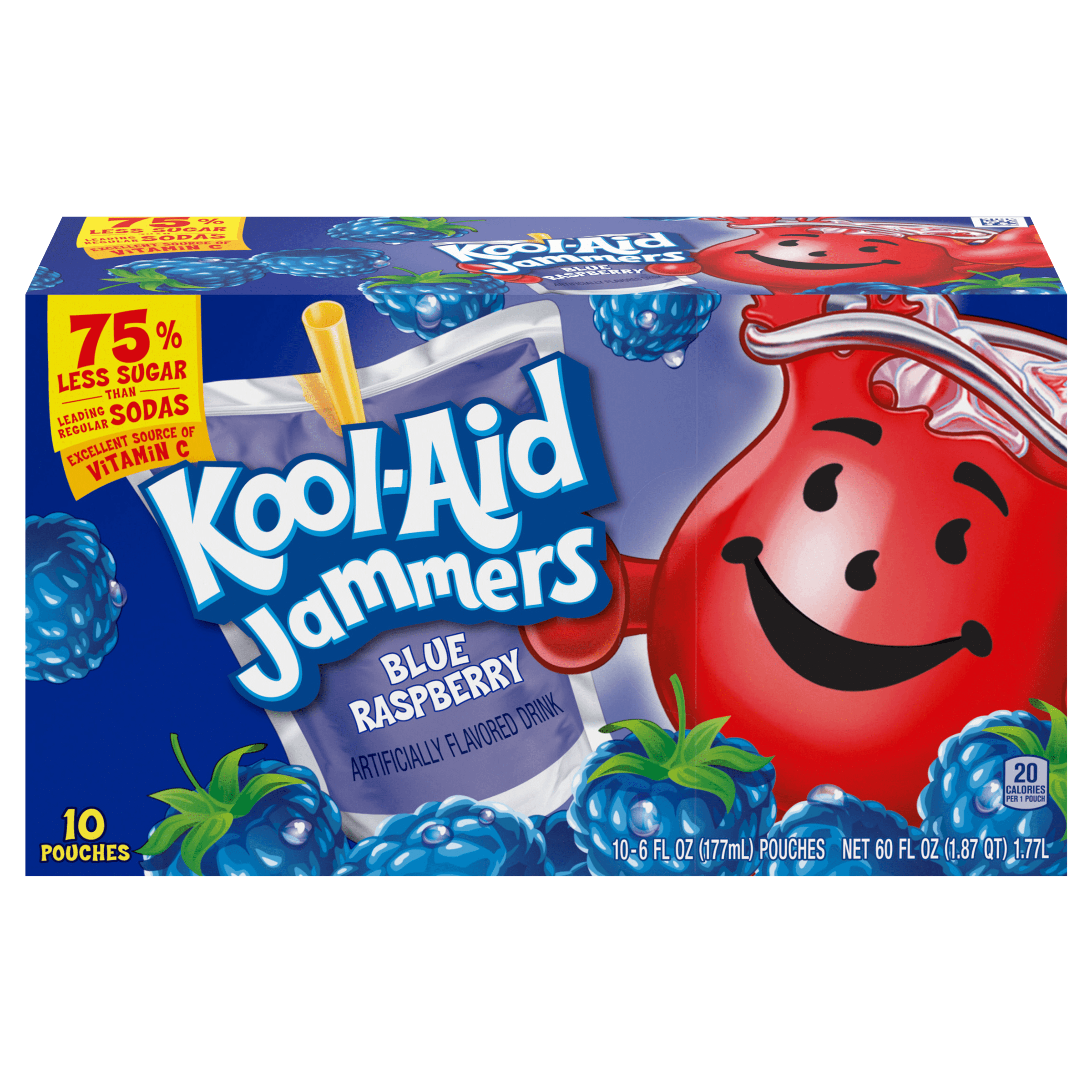 Jammers Blue Raspberry Artificially Flavored Soft Drink