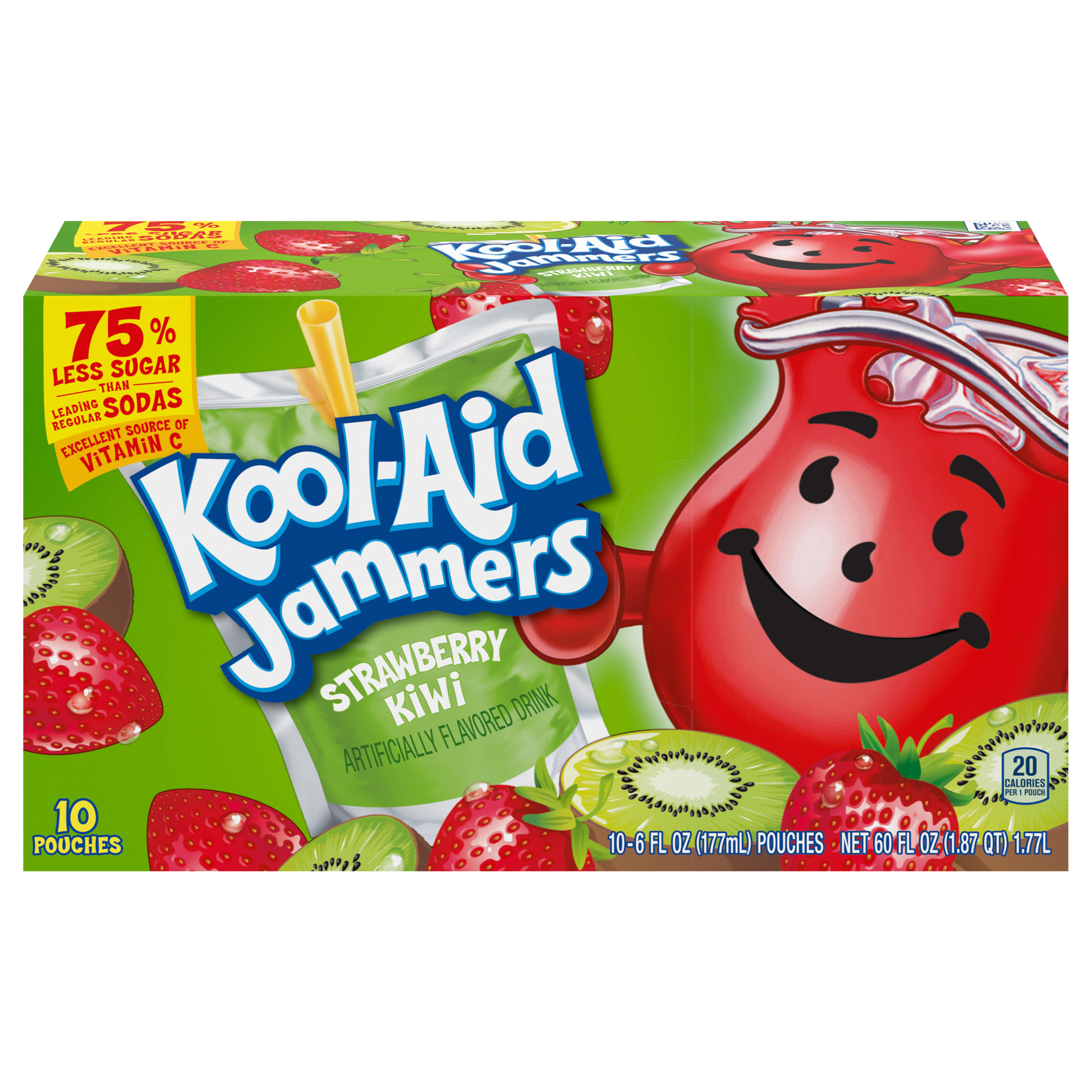 Strawberry Kiwi Artificially Flavored Soft Drink
