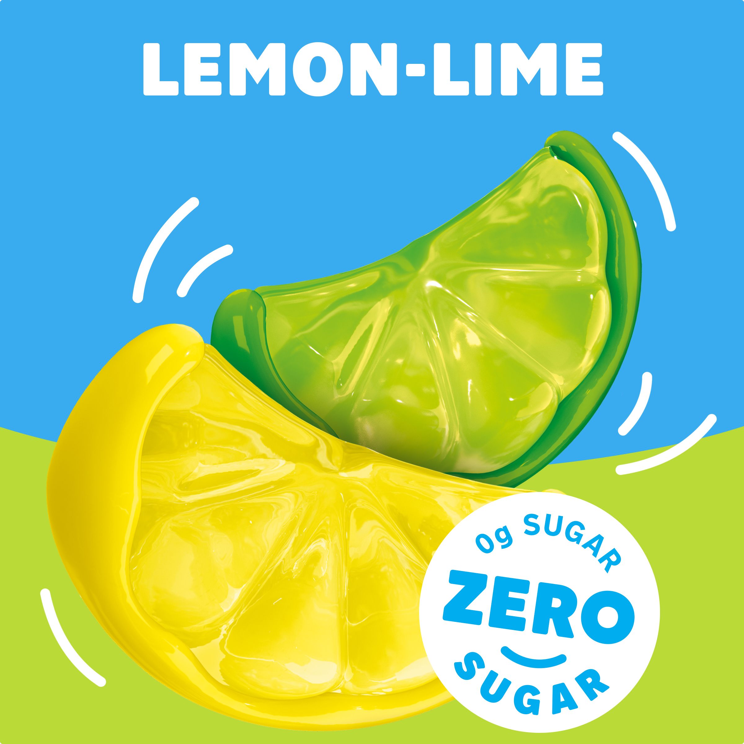 Zero Sugar Lemon-Lime Flavor Gelatin Snack Cups