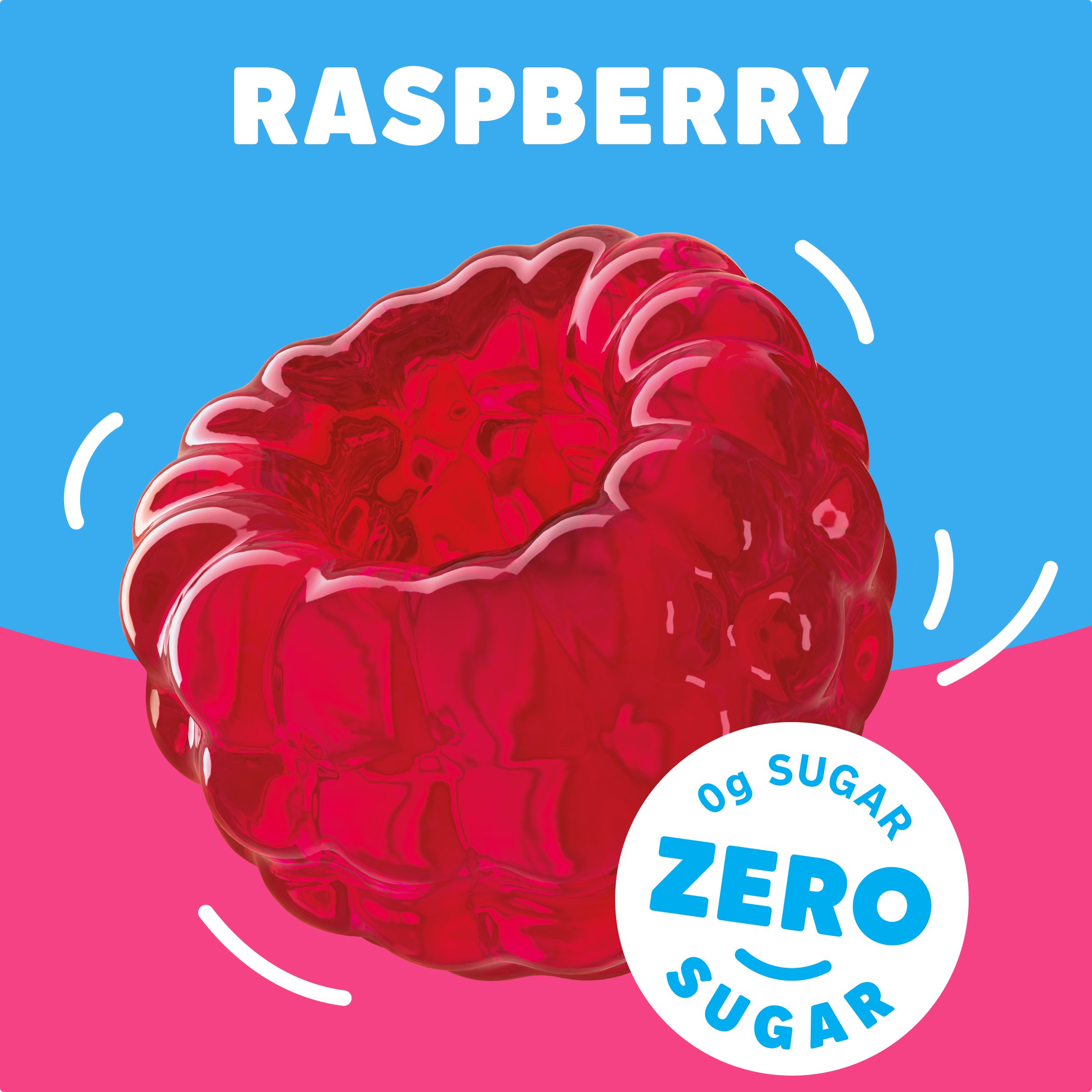 Zero Sugar Raspberry Gelatin Snack Cups