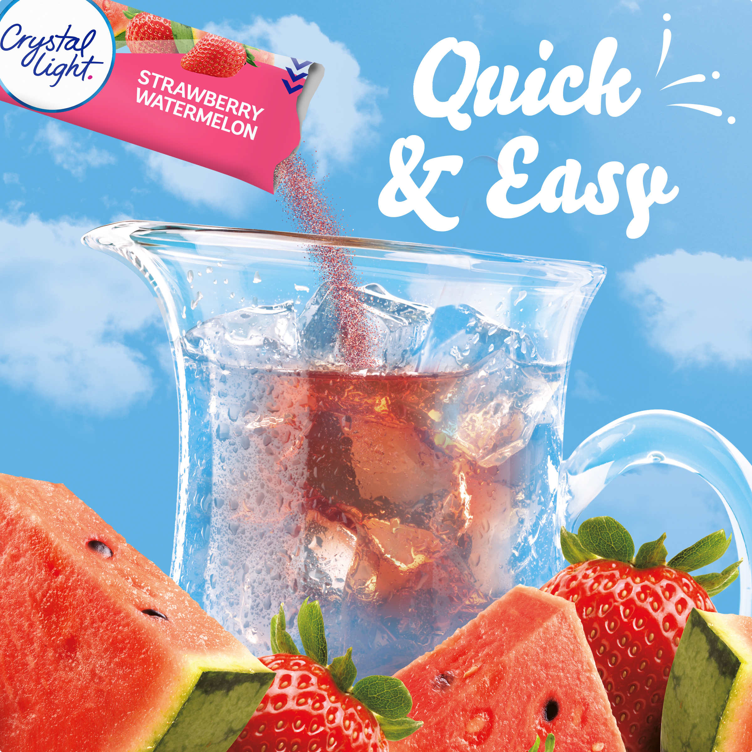 Strawberry Watermelon Artificially Flavored Powdered Drink Mix