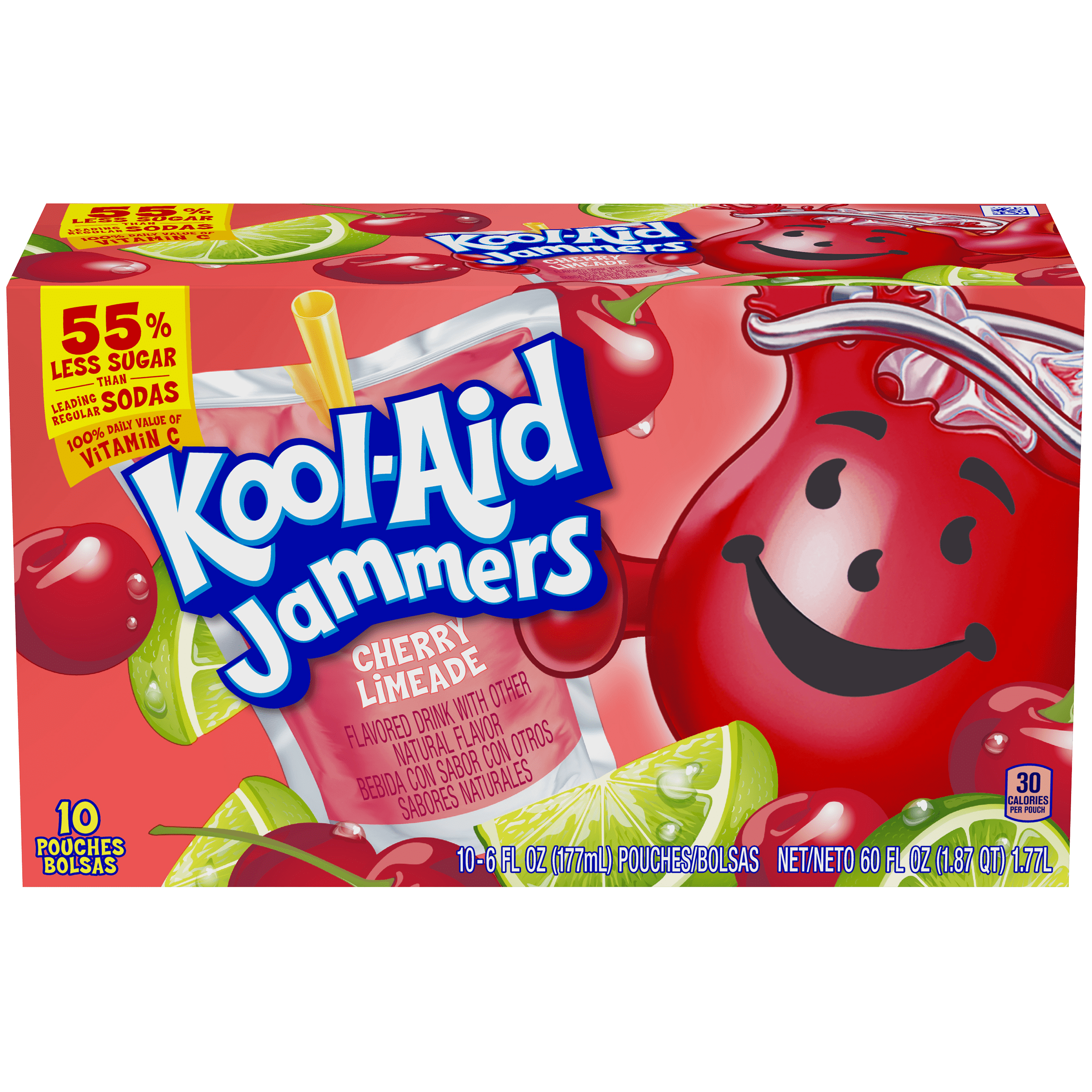Jammers Cherry Limeade Naturally Flavored Soft Drink