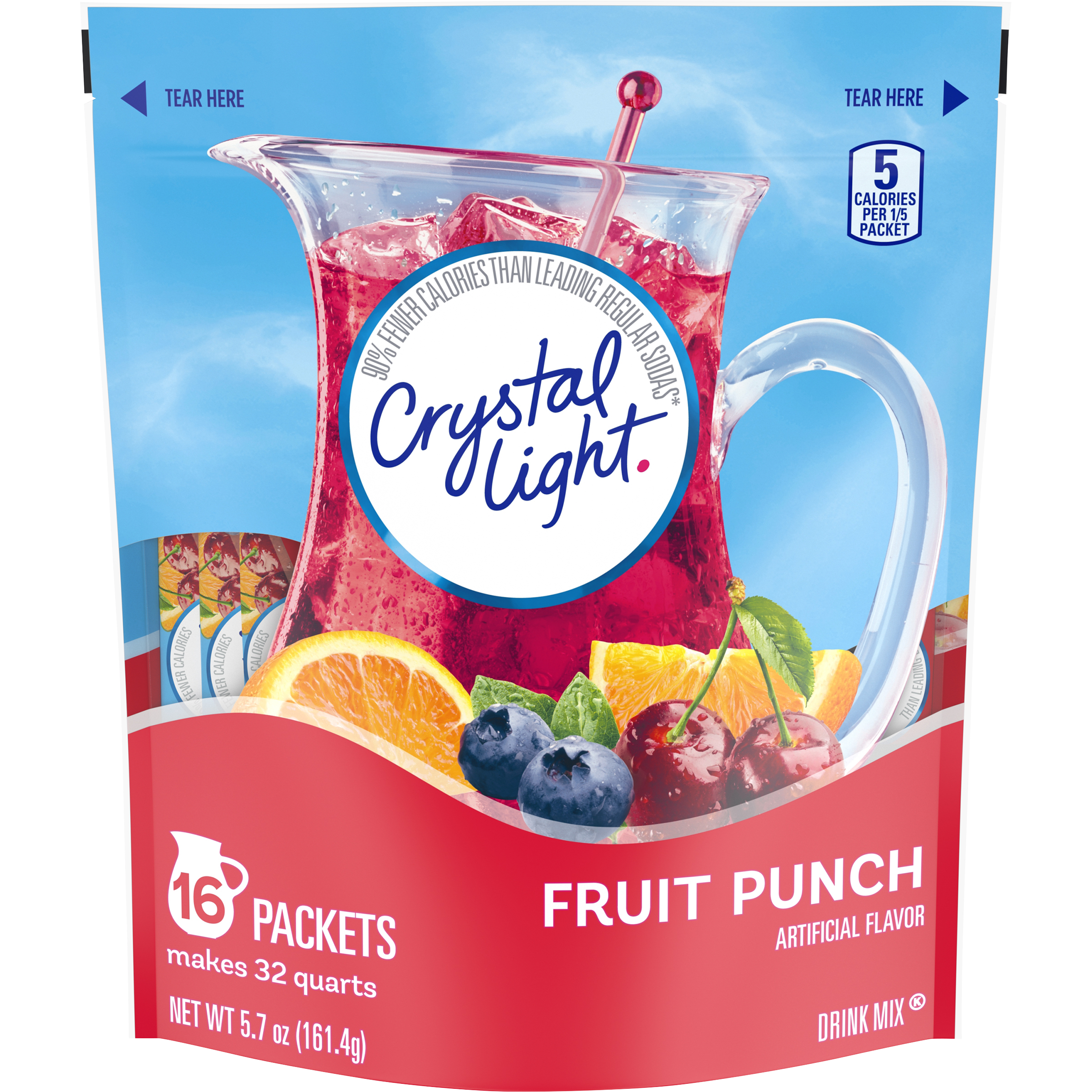 Fruit Punch Artificially Flavored Powdered Drink Mix