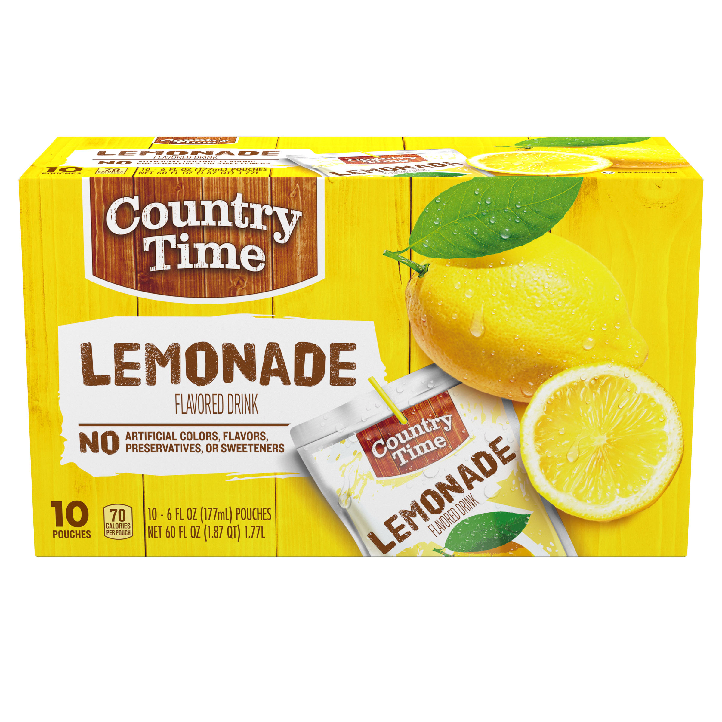 Lemonade Ready to Drink Flavored Drink Pouches