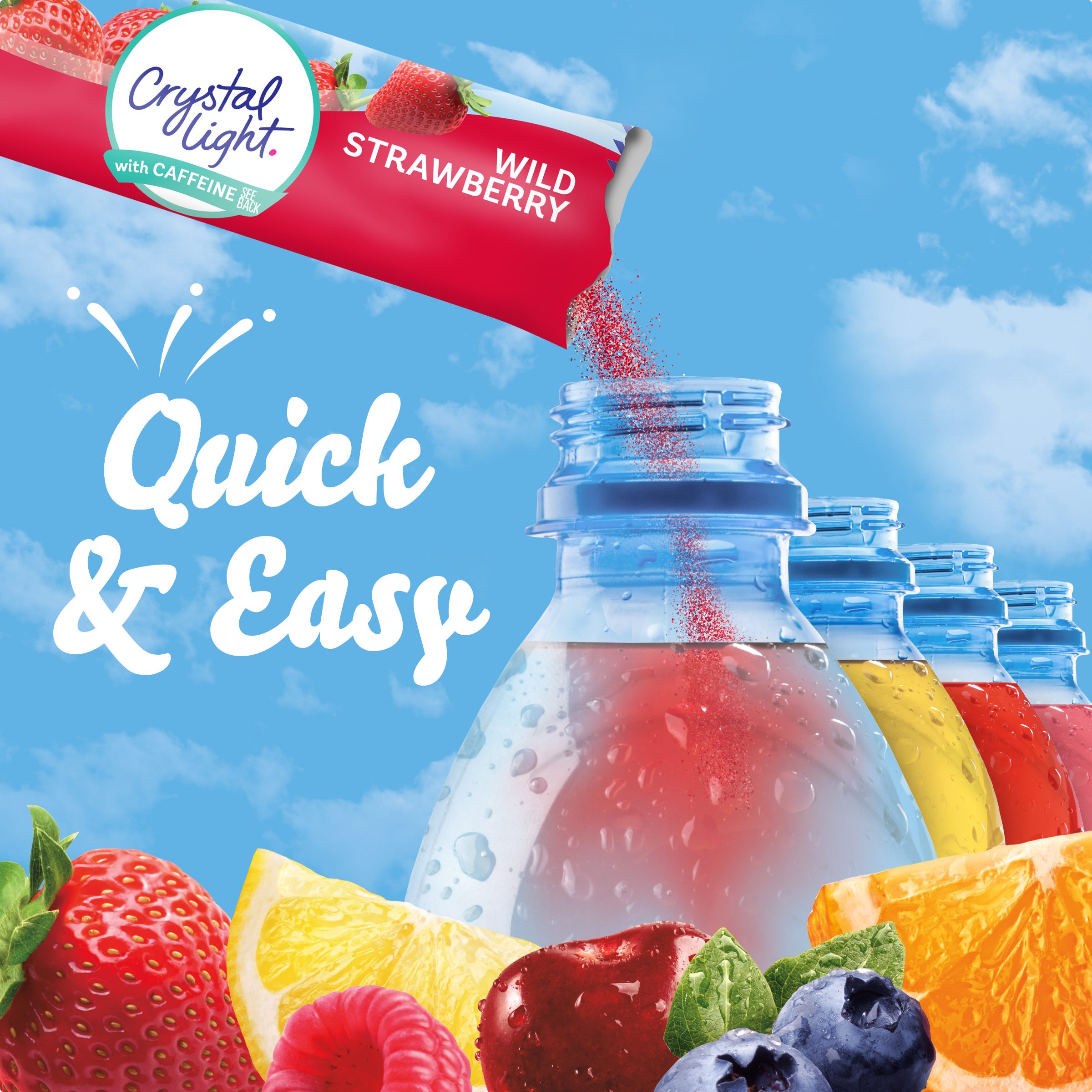 Lemonade, Fruit Punch, Raspberry Lemonade & Wild Strawberry Drink Mix Assortment